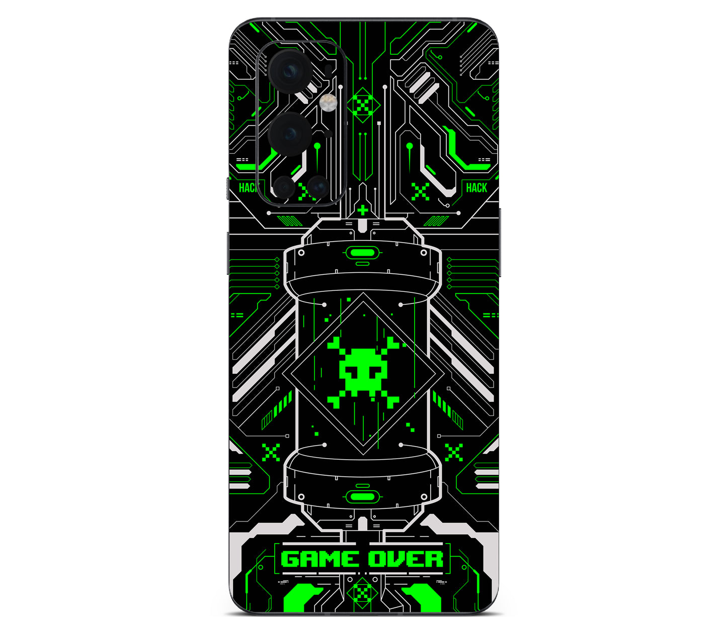 OnePlus 9 Pro skin, Fatal Error (Acid), back skin