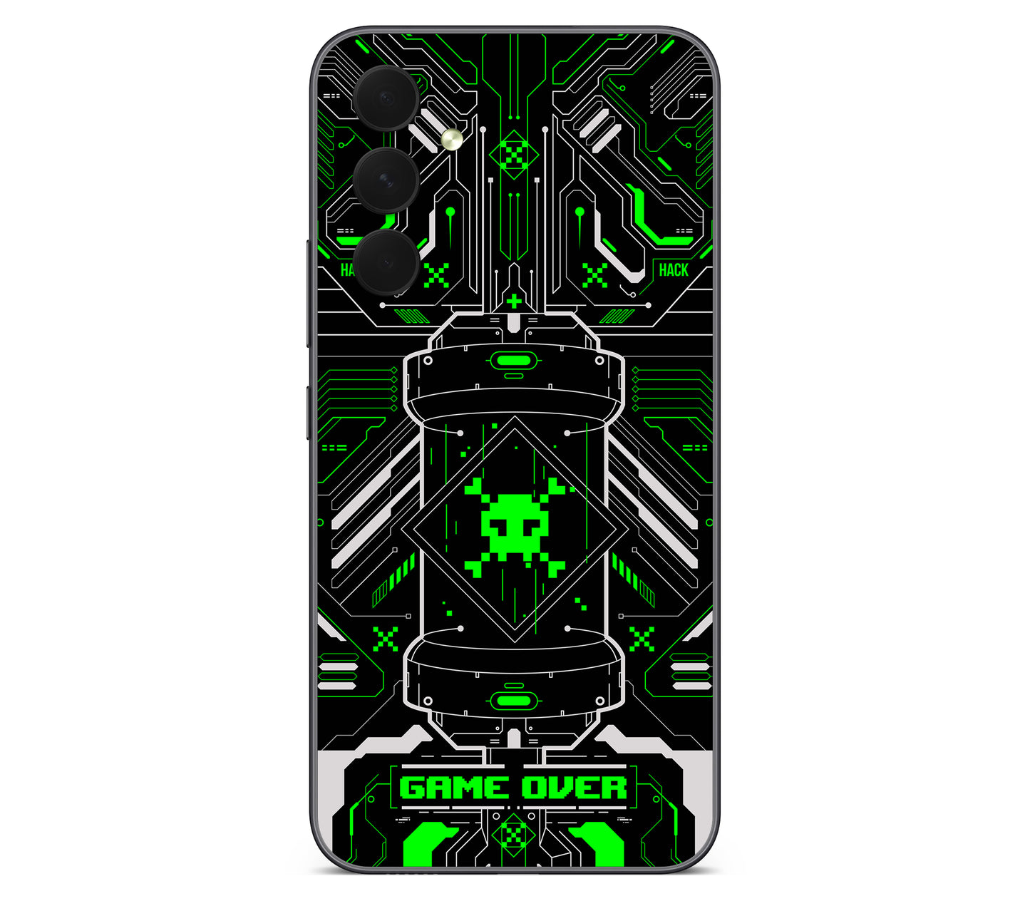 Galaxy A54 skin, Fatal Error (Acid), back skin