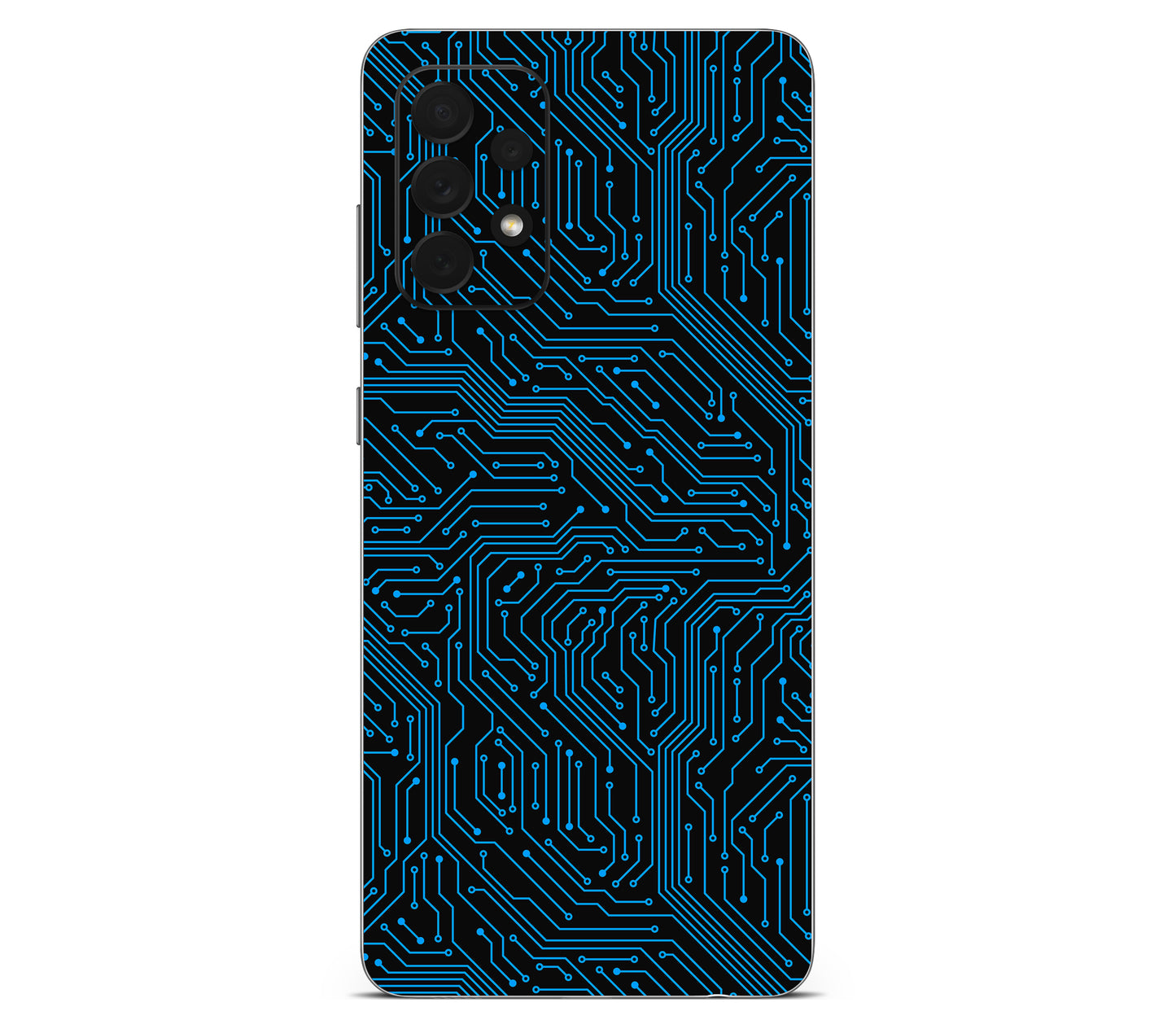 Galaxy A72 skin, Eternal Blue, back skin