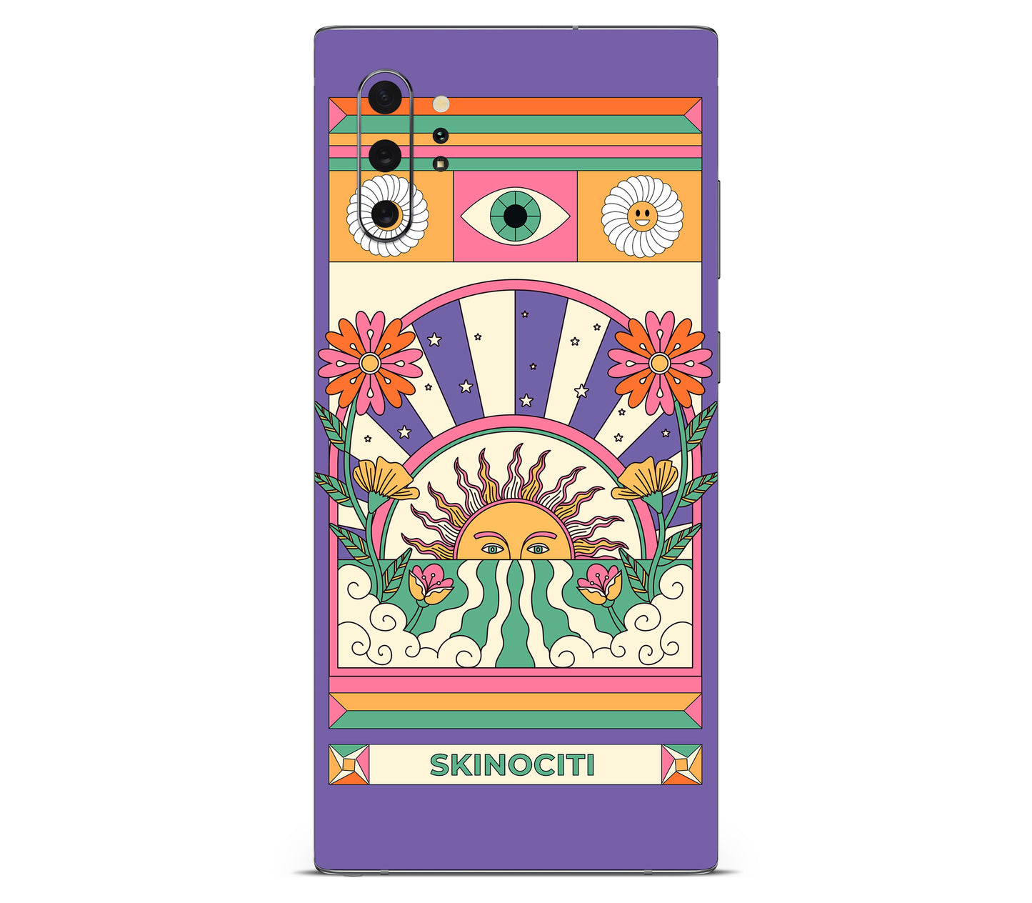 Galaxy Note 10 Plus skin, Acidic Glare, back skin