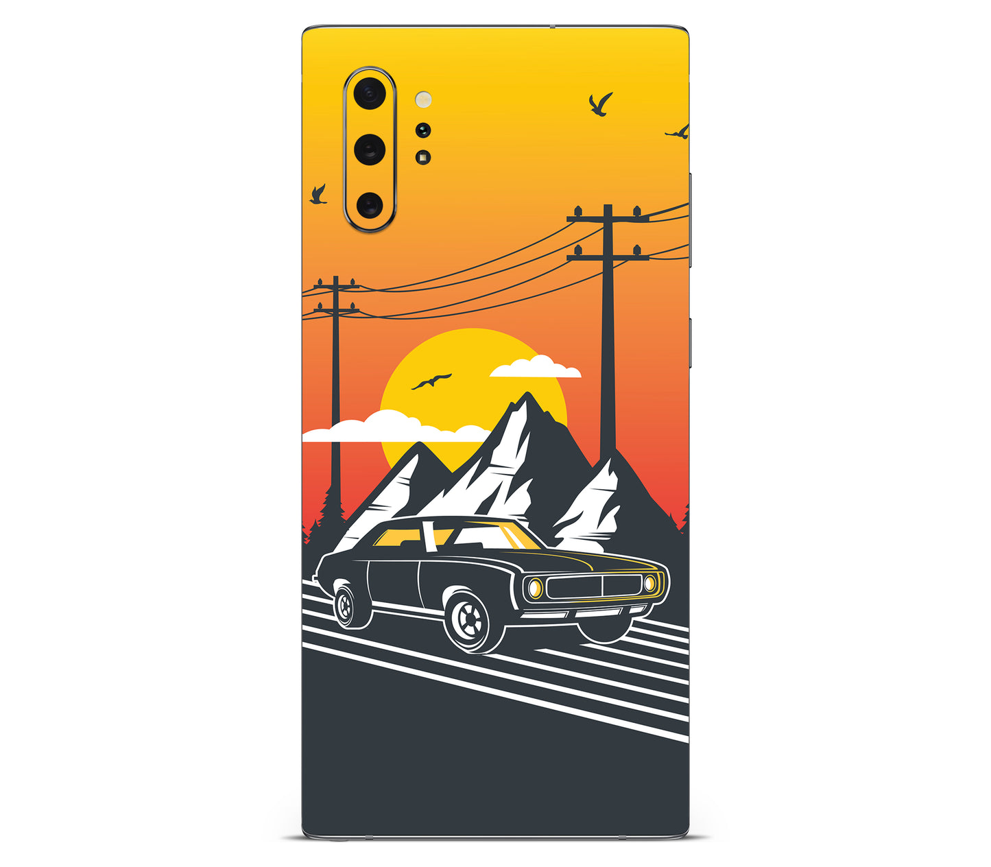 Galaxy Note 10 Plus skin, Last Ride, back skin