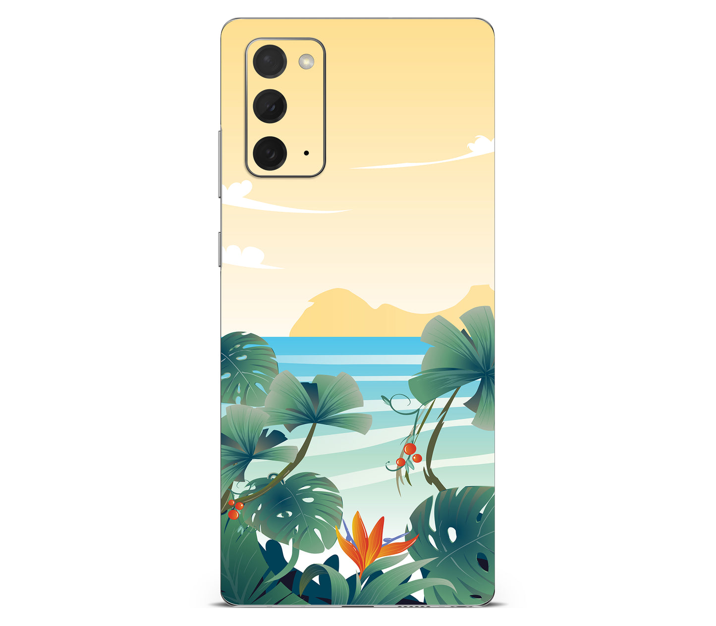 Galaxy Note 20 skin, Sizzle Bay, back skin