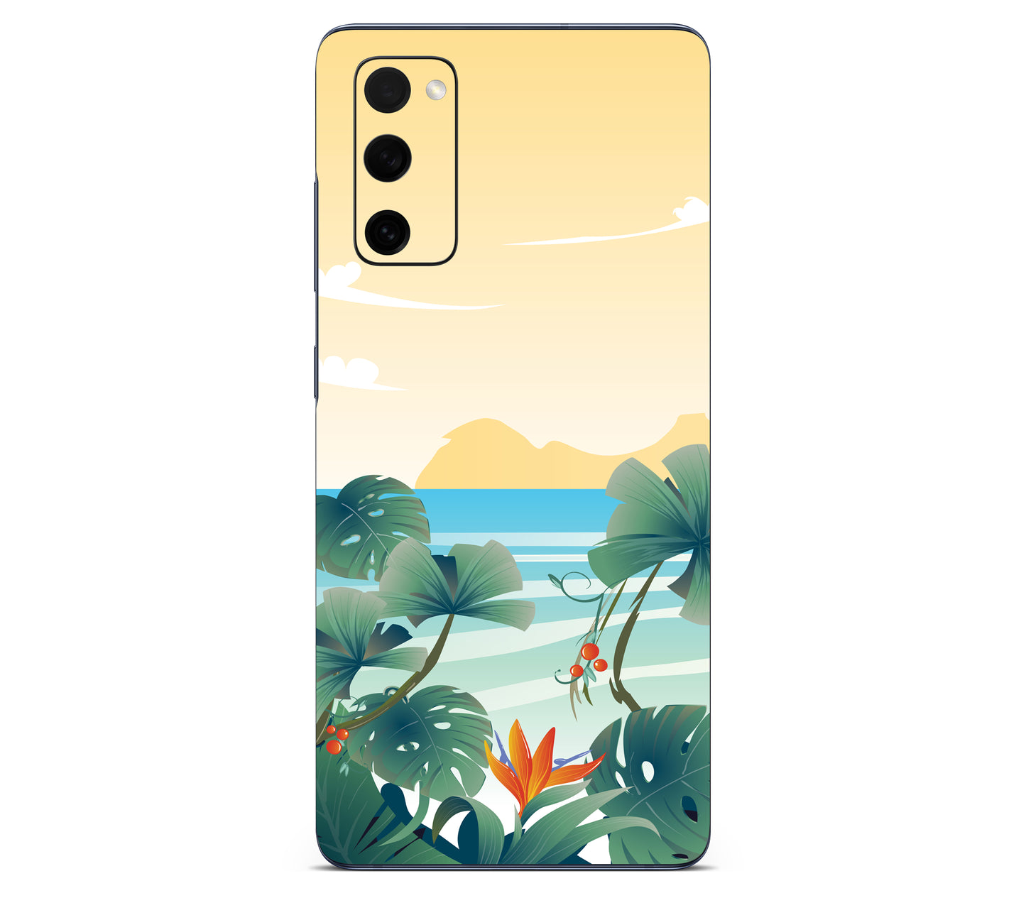 Galaxy S20 FE skin, Sizzle Bay, back skin