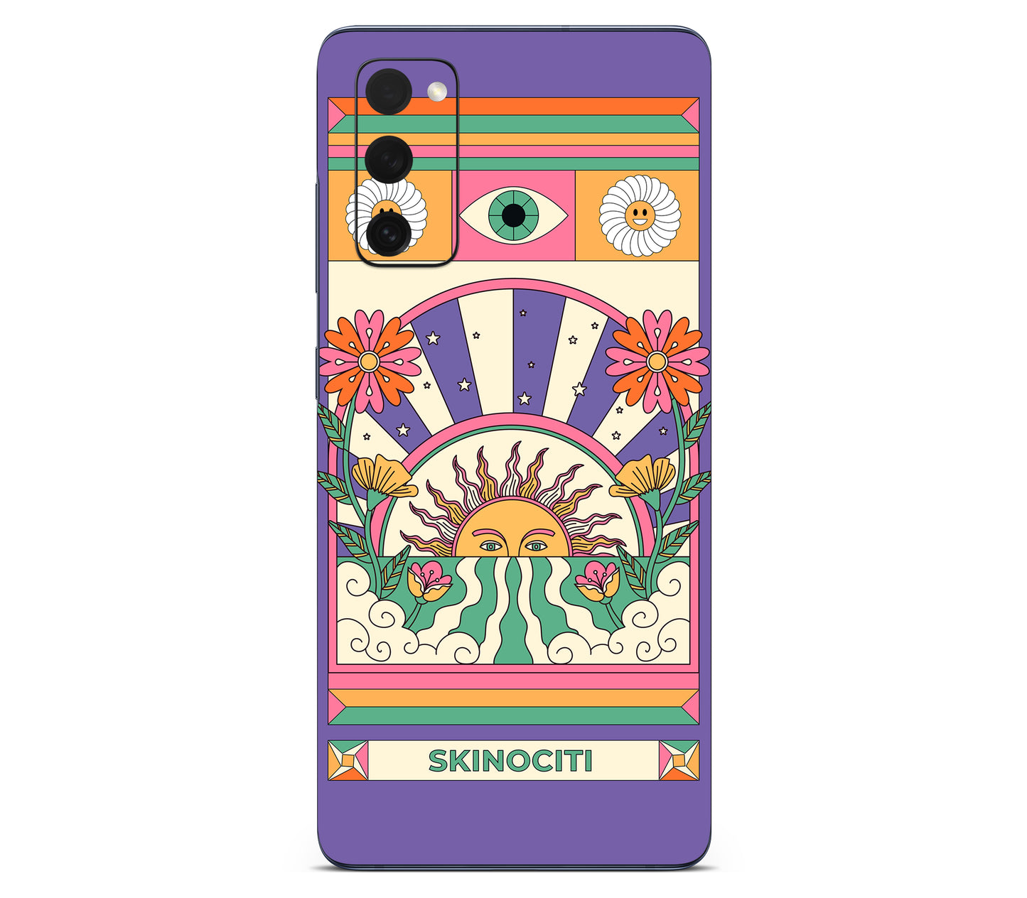 Galaxy S20 FE skin, Acidic Glare, back skin