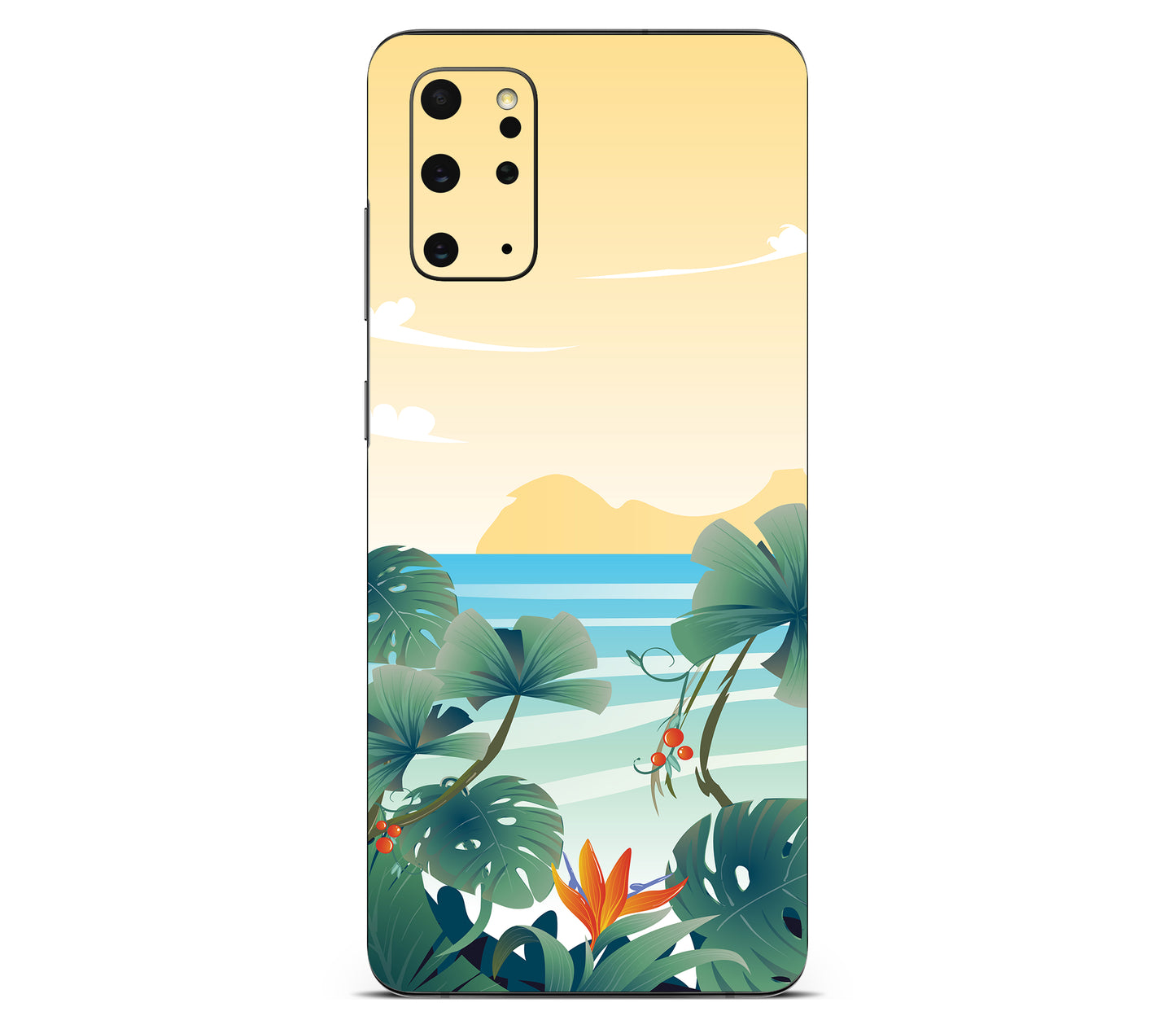Galaxy S20 Plus skin, Sizzle Bay, back skin