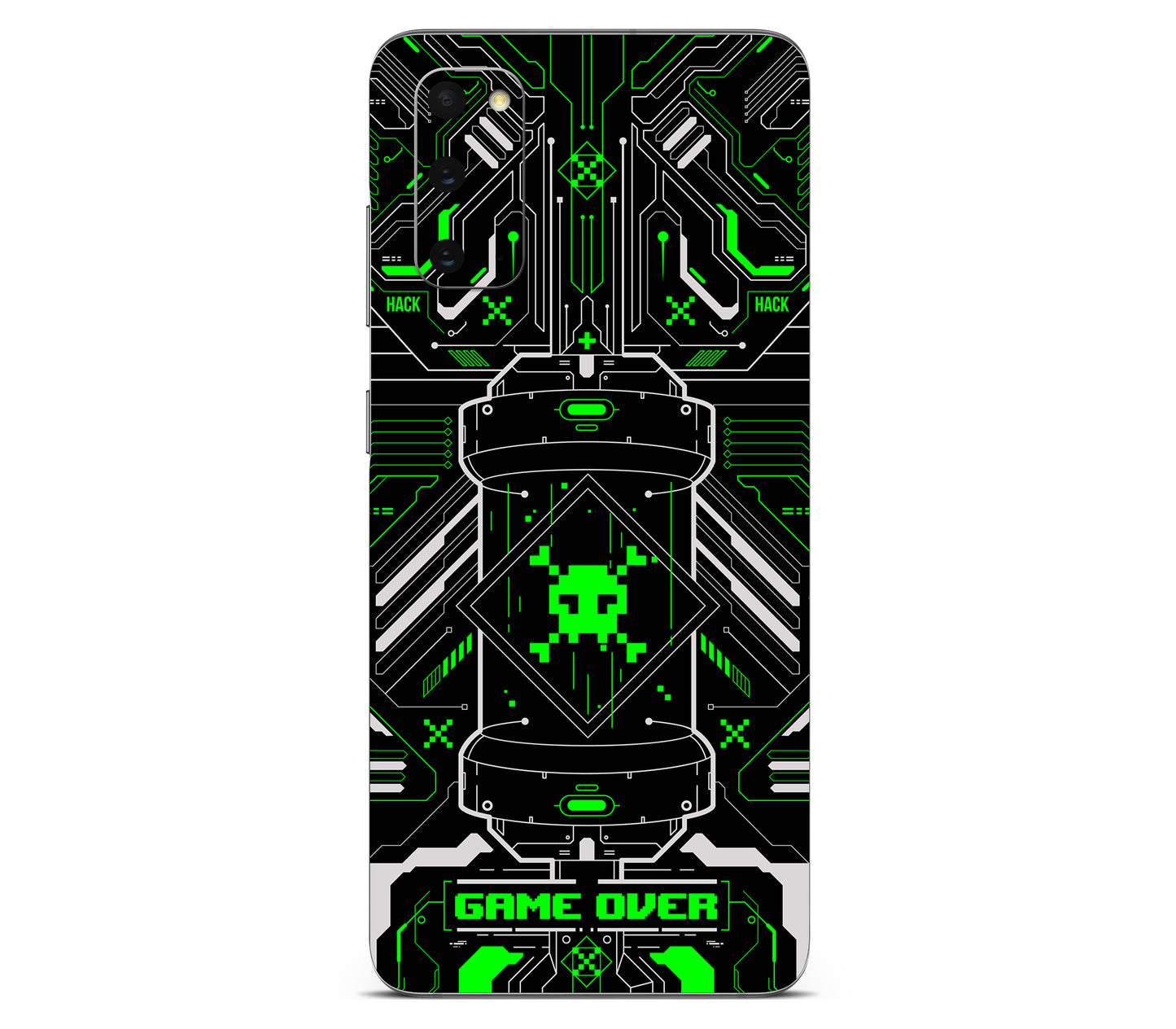 Galaxy S20 skin, Fatal Error (Acid), back skin
