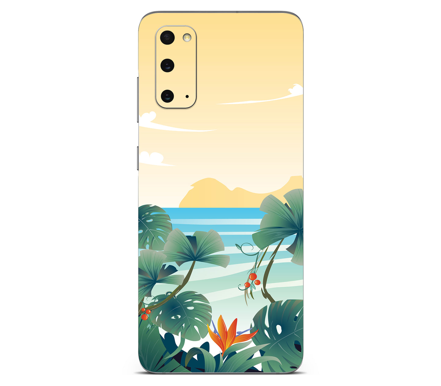 Galaxy S20 skin, Sizzle Bay, back skin