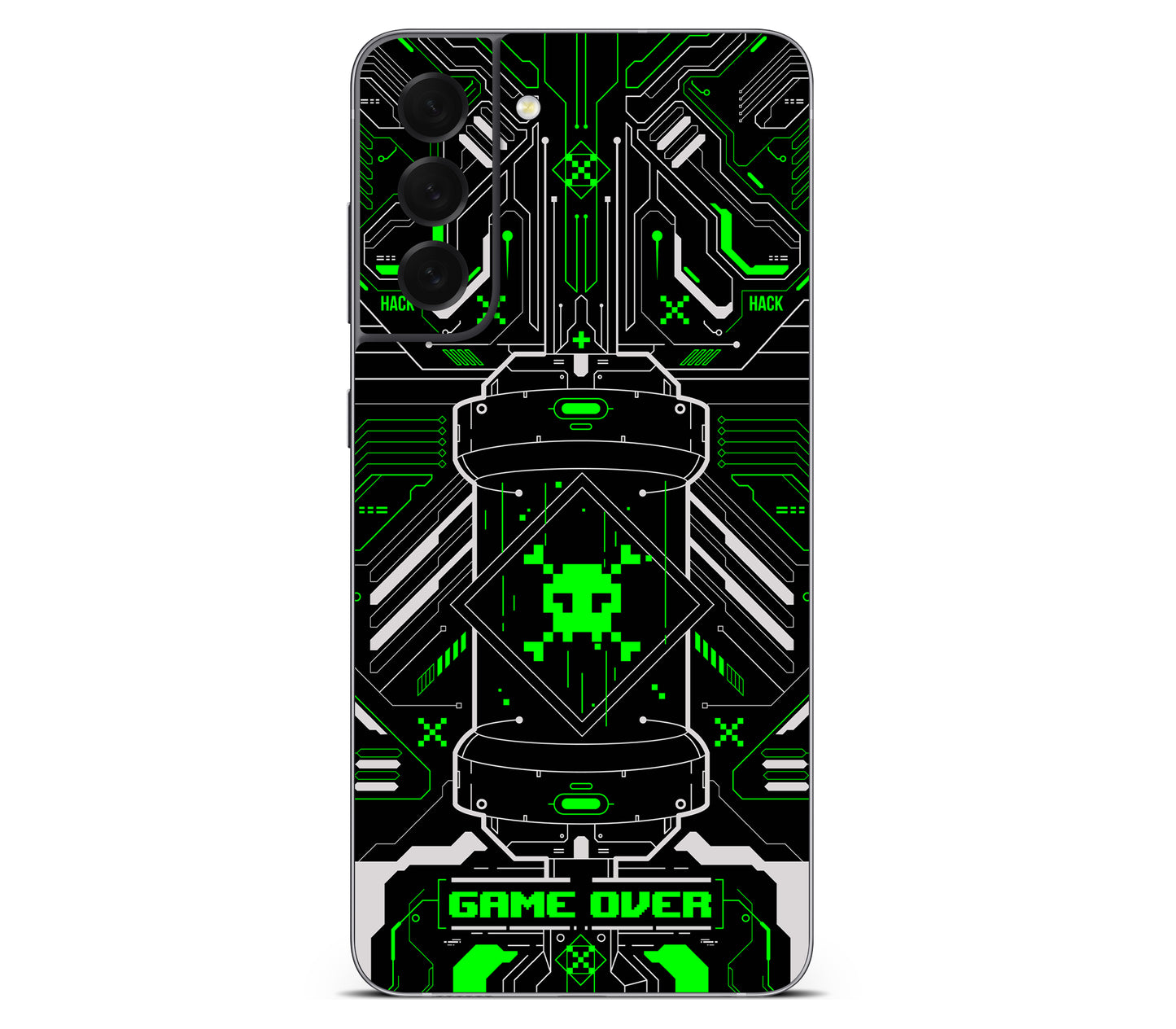 Galaxy S21 FE skin, Fatal Error (Acid), back skin