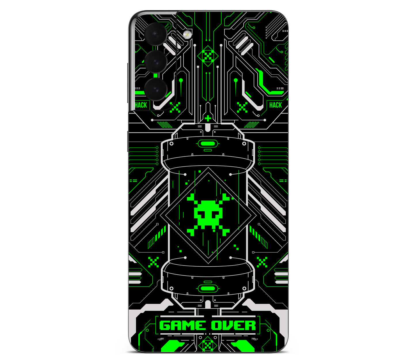 Galaxy S21 Plus skin, Fatal Error (Acid), back skin