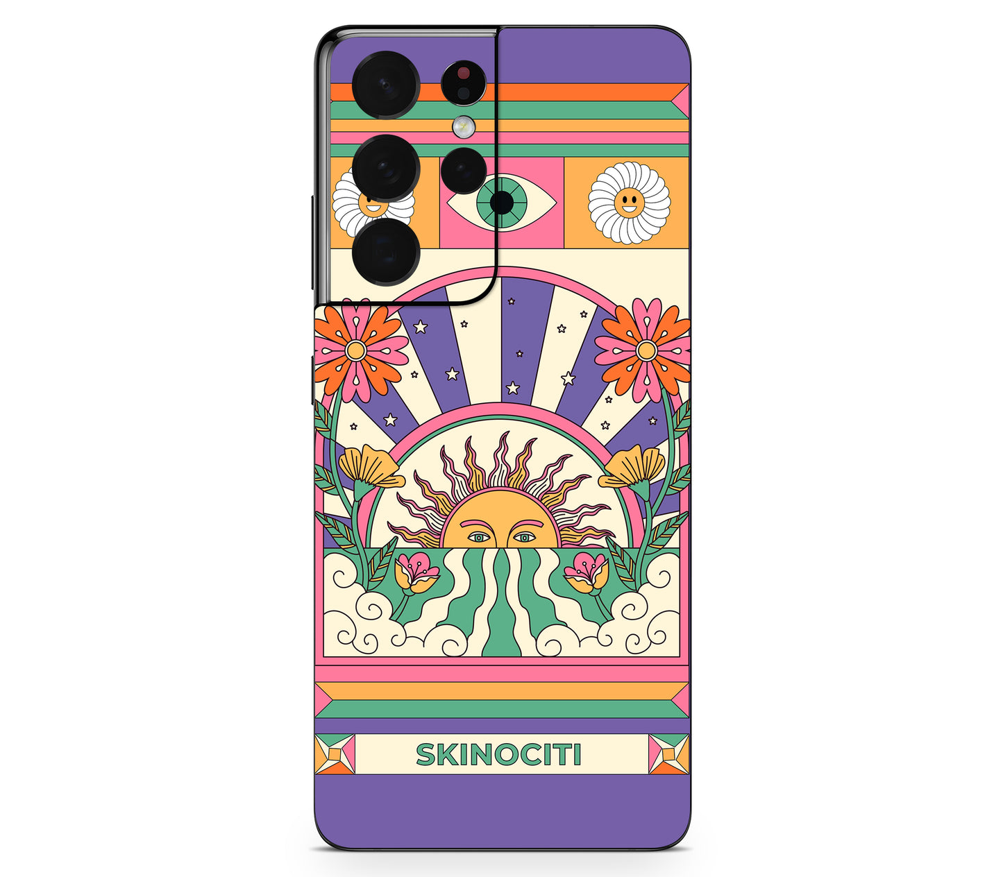 Galaxy S21 Ultra skin, Acidic Glare, back skin