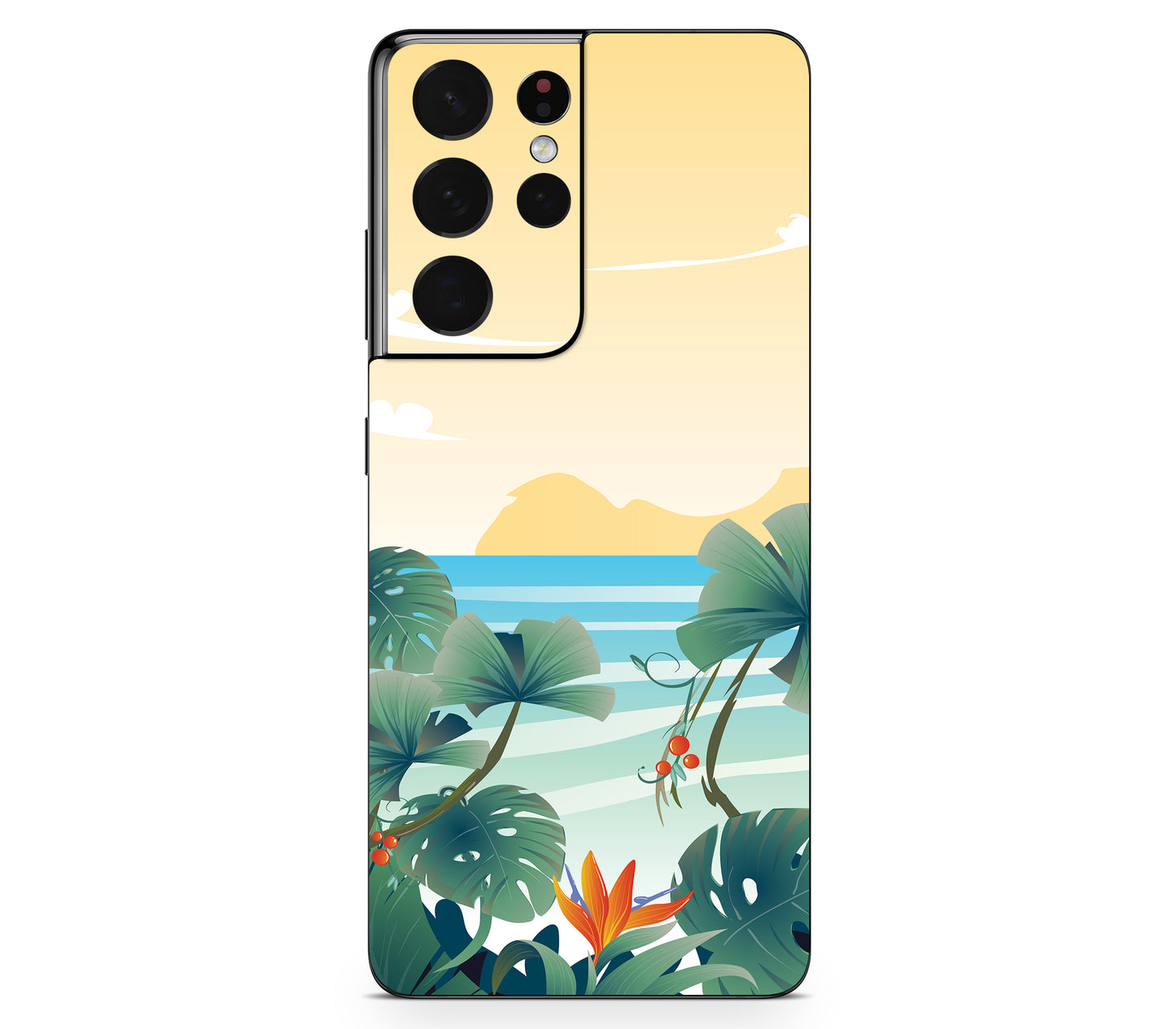 Galaxy S21 Ultra skin, Sizzle Bay, back skin