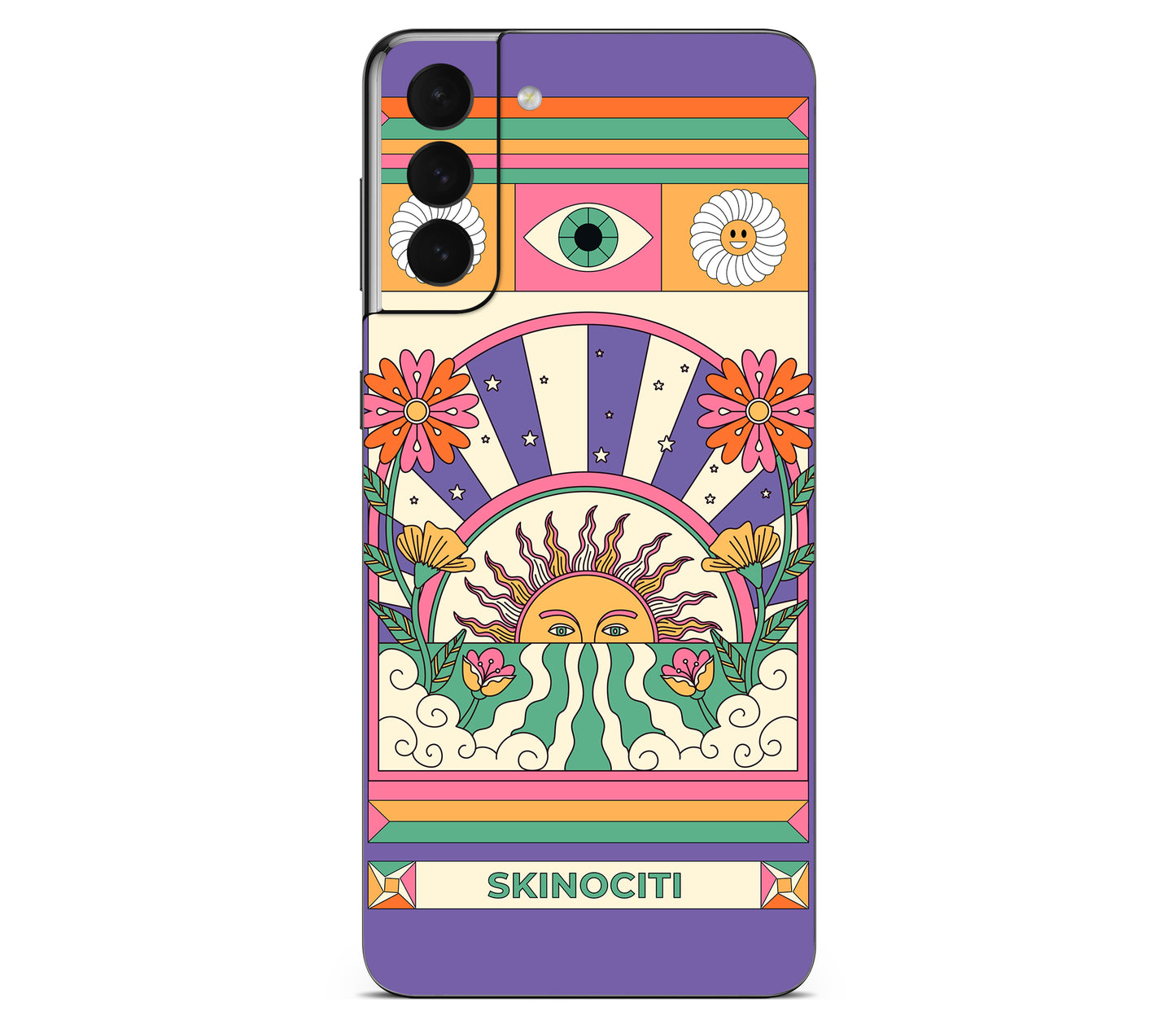 Galaxy S21 skin, Acidic Glare, back skin