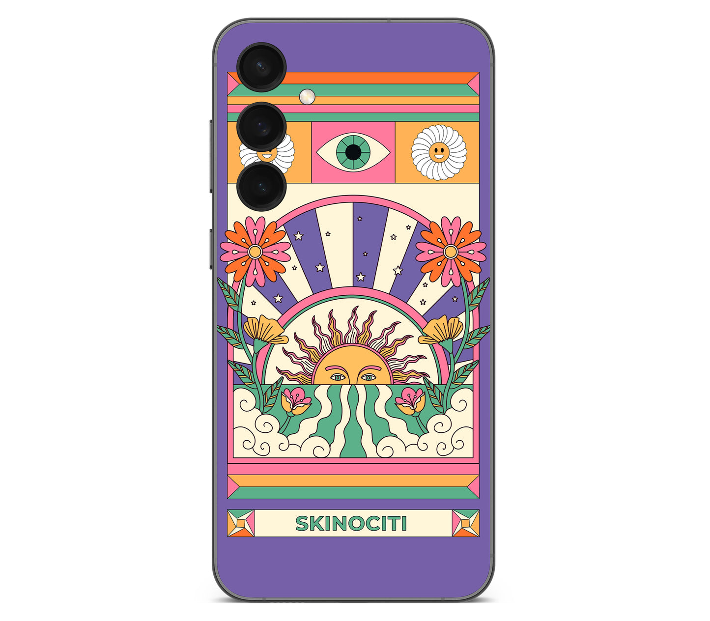 Galaxy S23 FE skin, Acidic Glare, back skin