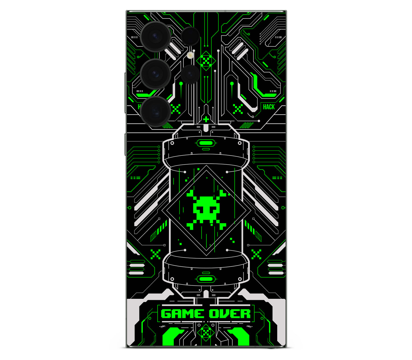 Galaxy S23 Ultra skin, Fatal Error (Acid), back skin