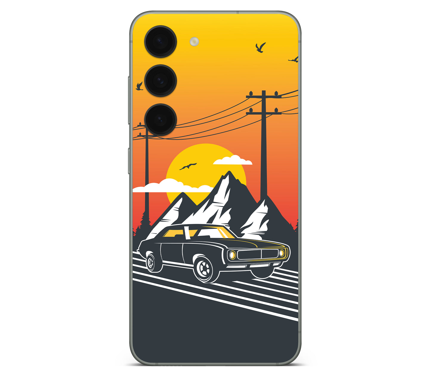 Galaxy S23 skin, Last Ride, back skin