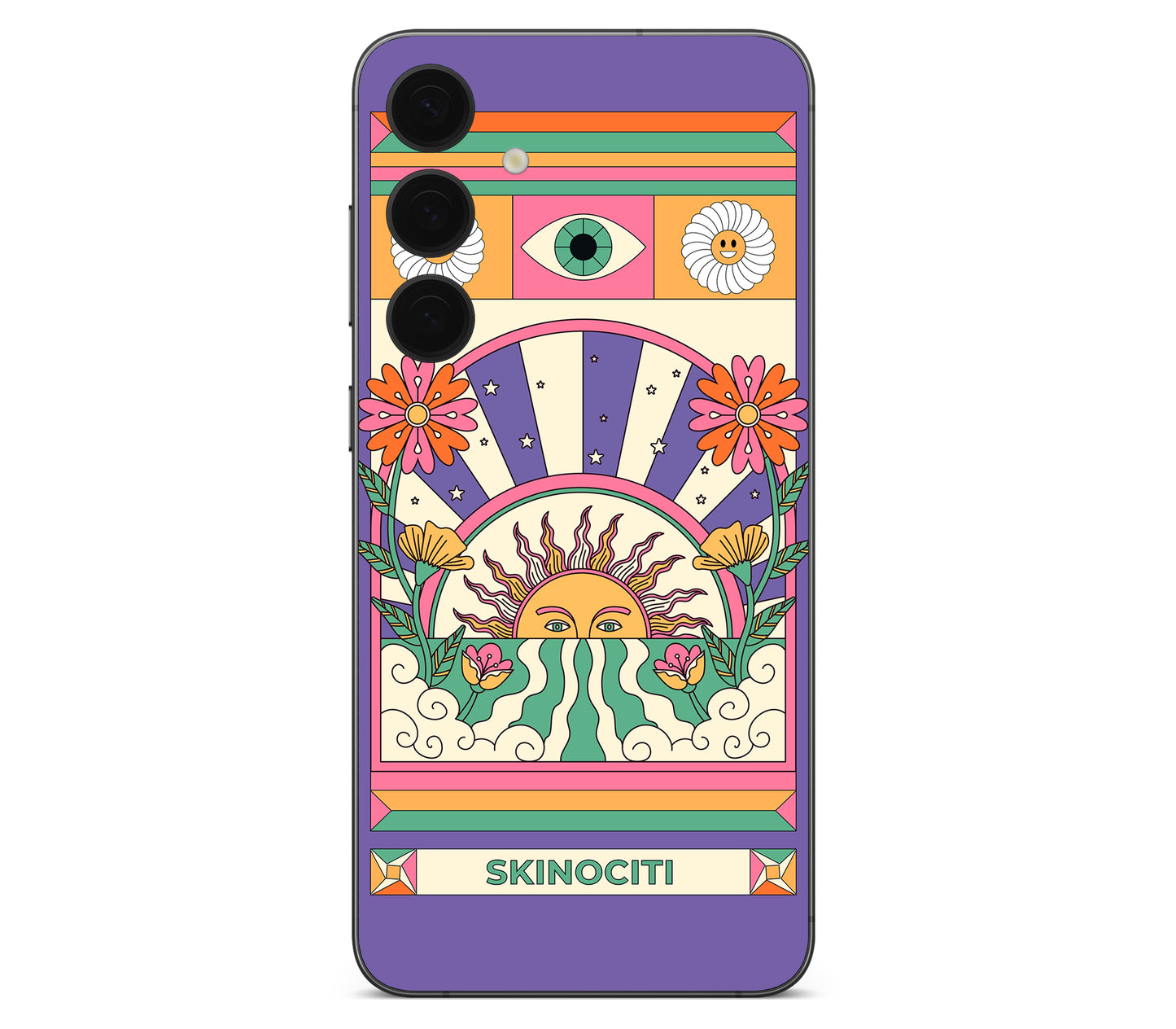 Galaxy S24 Plus skin, Acidic Glare, back skin