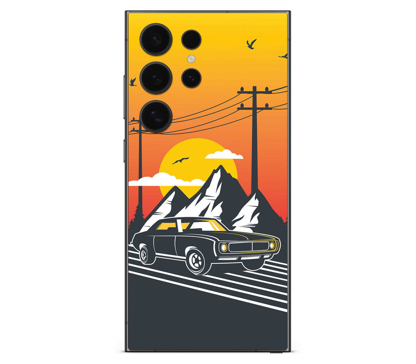 Galaxy S24 Ultra skin, Last Ride, back skin