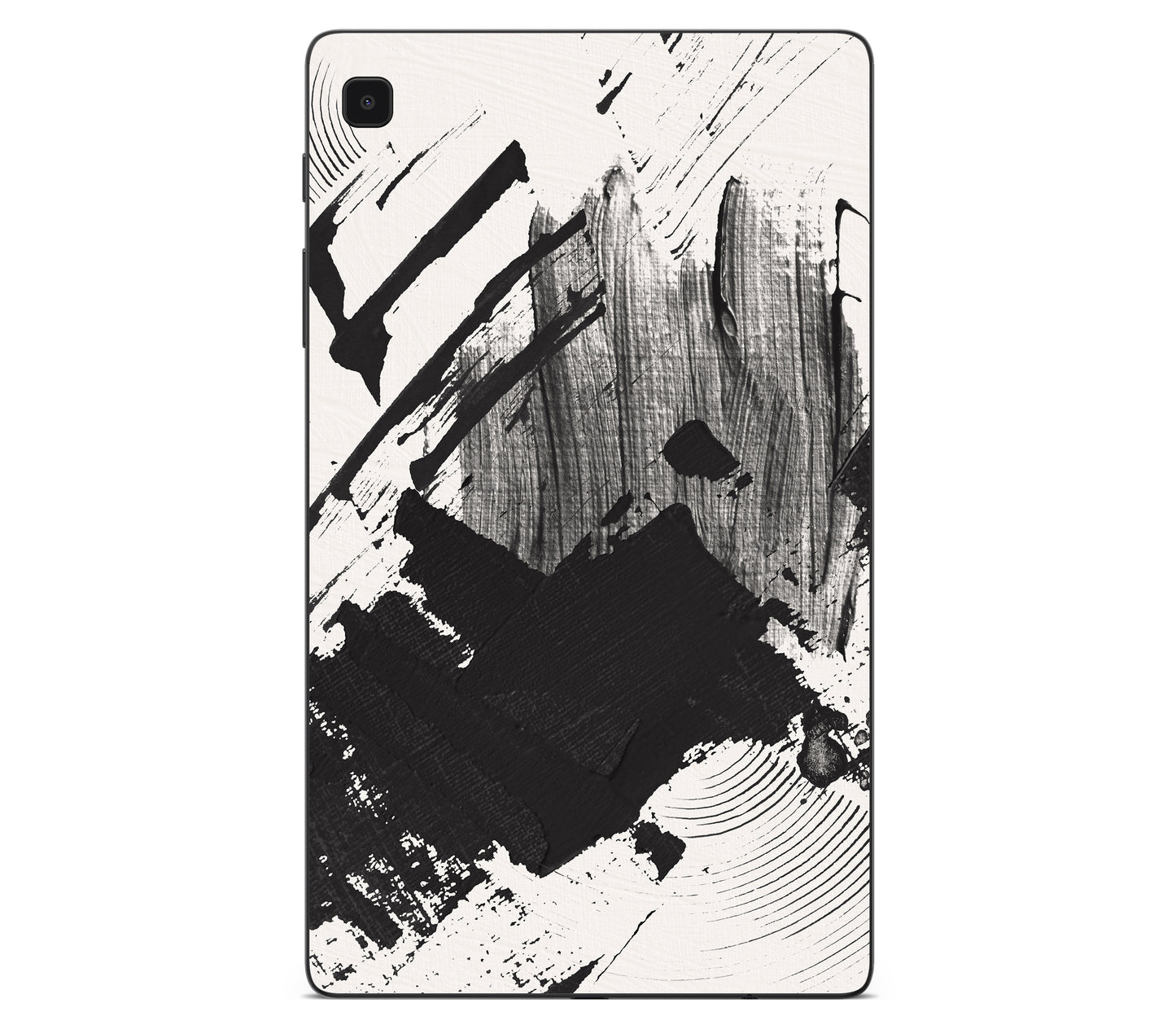 Galaxy Tab A7 Lite skin, Black Noir, back skin