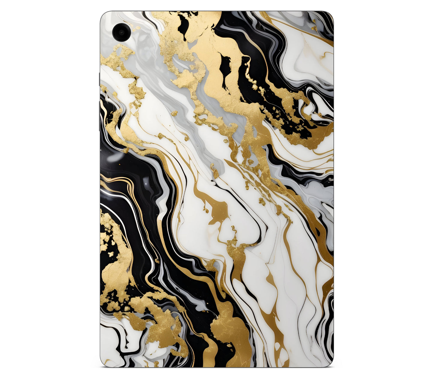 Galaxy Tab A11 Plus skin, Gold Flare, back skin