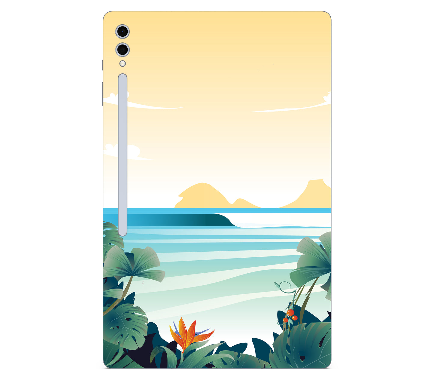 Galaxy Tab S10 Plus skin, Sizzle Bay, back skin