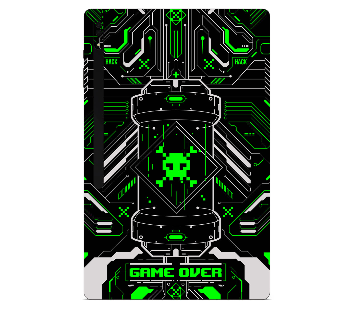 Galaxy Tab S8 Ultra skin, Fatal Error (Acid), back skin