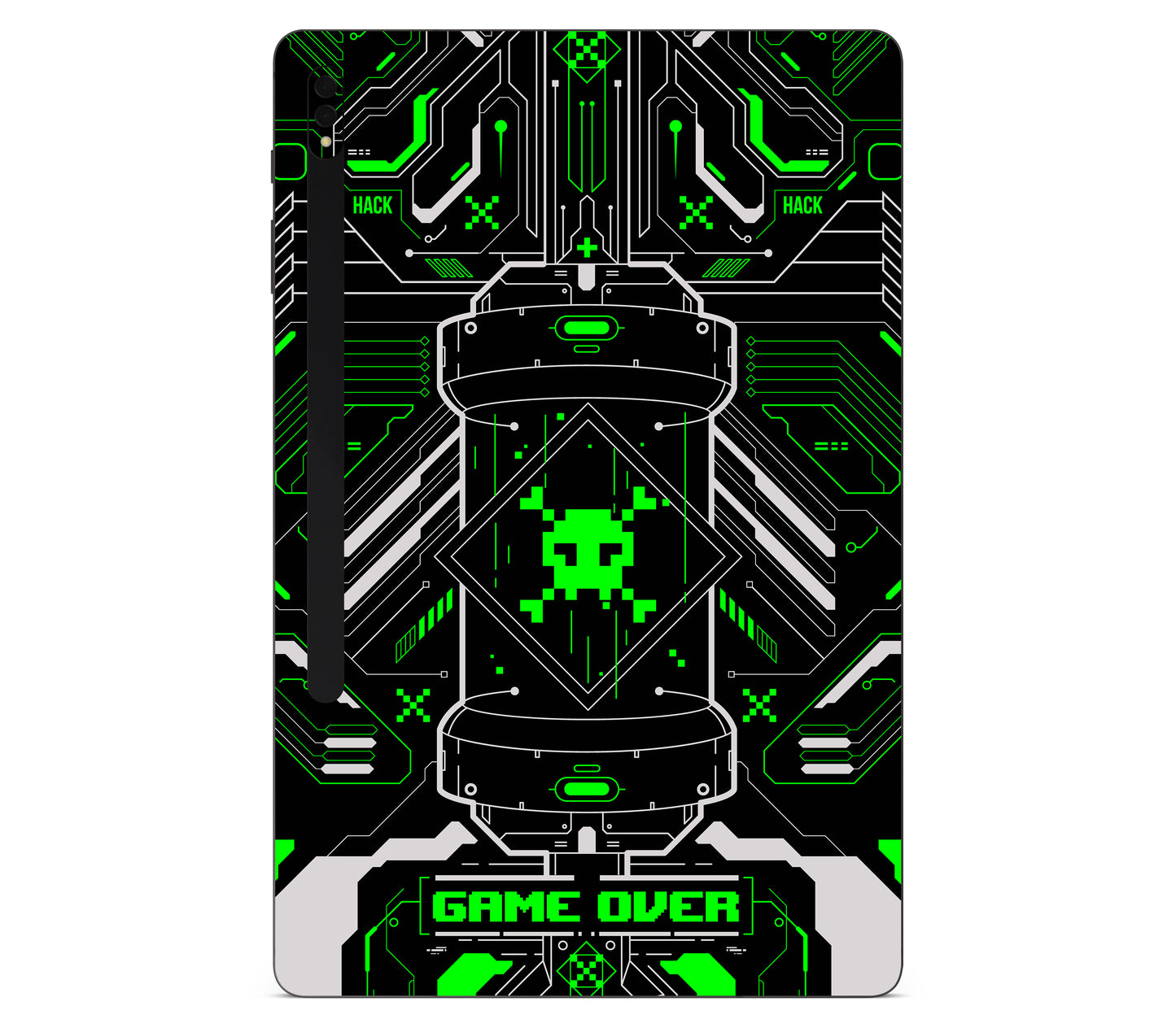 Galaxy Tab S8 plus skin, Fatal Error (Acid), back skin