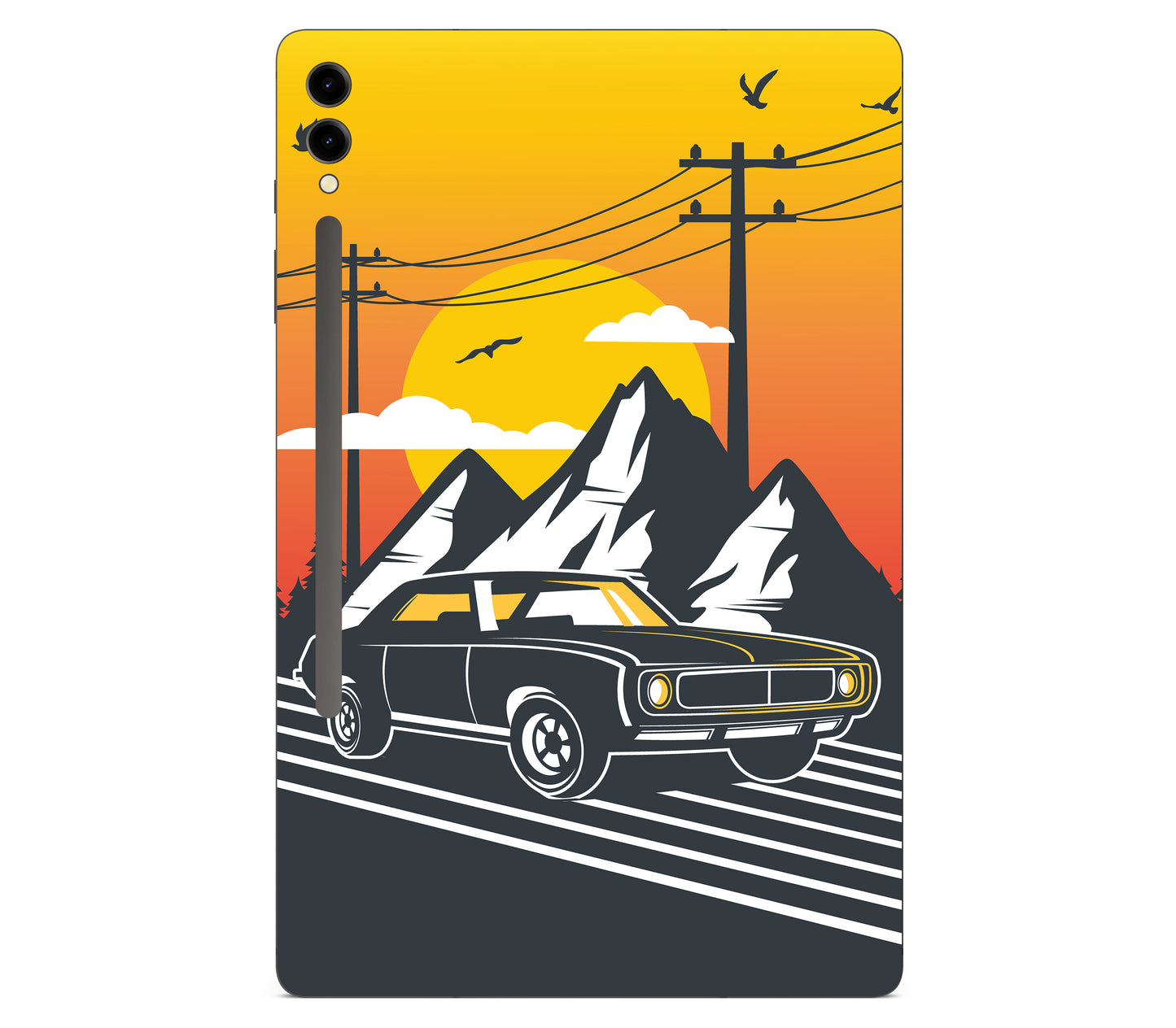 Galaxy Tab S9 Ultra skin, Last Ride, back skin
