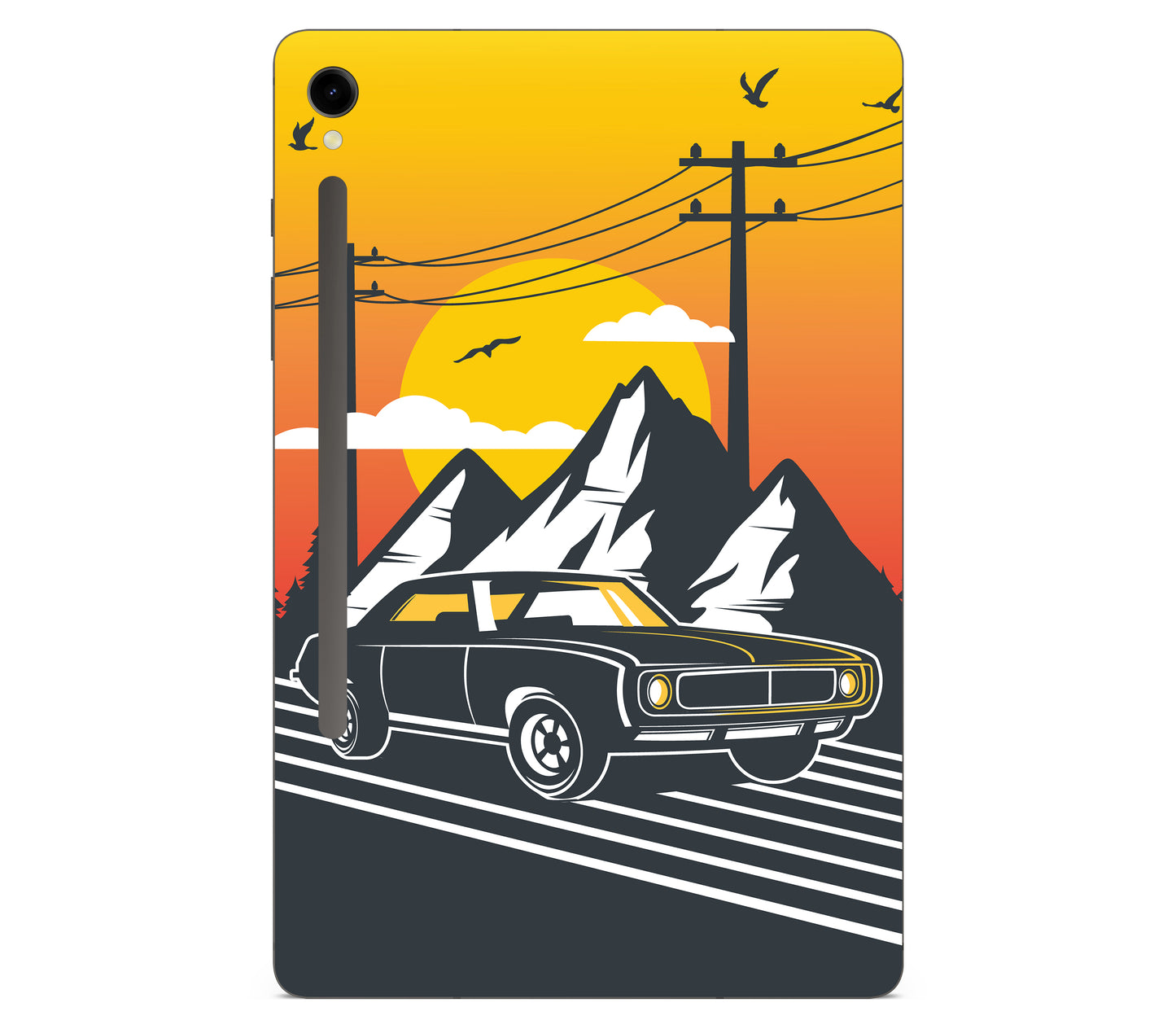 Galaxy Tab S9 skin, Last Ride, back skin