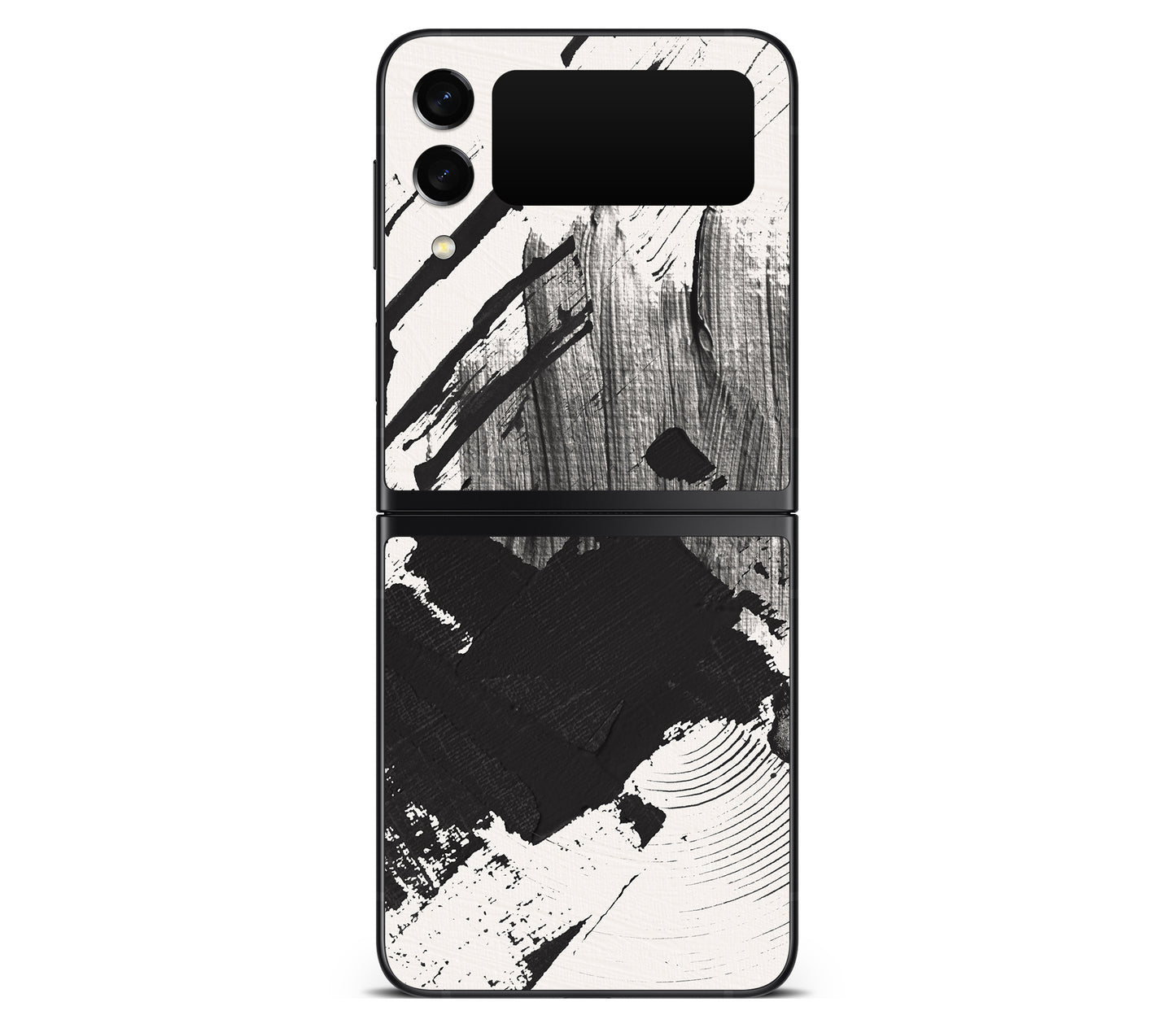 Galaxy Z Flip 3 skin, Black Noir, back skin