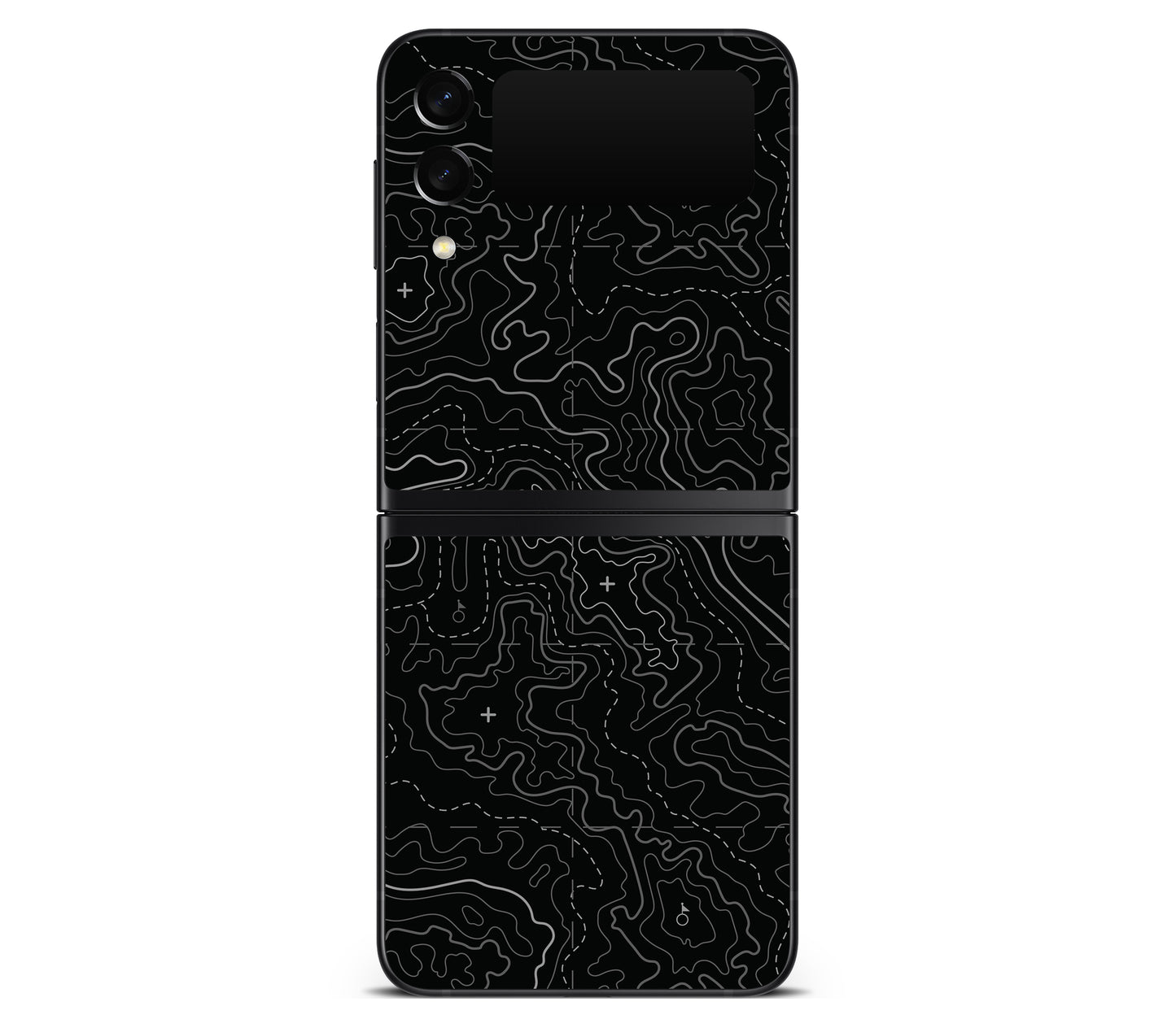 Galaxy Z Flip 3 skin, Lockdown (Blackout), back skin