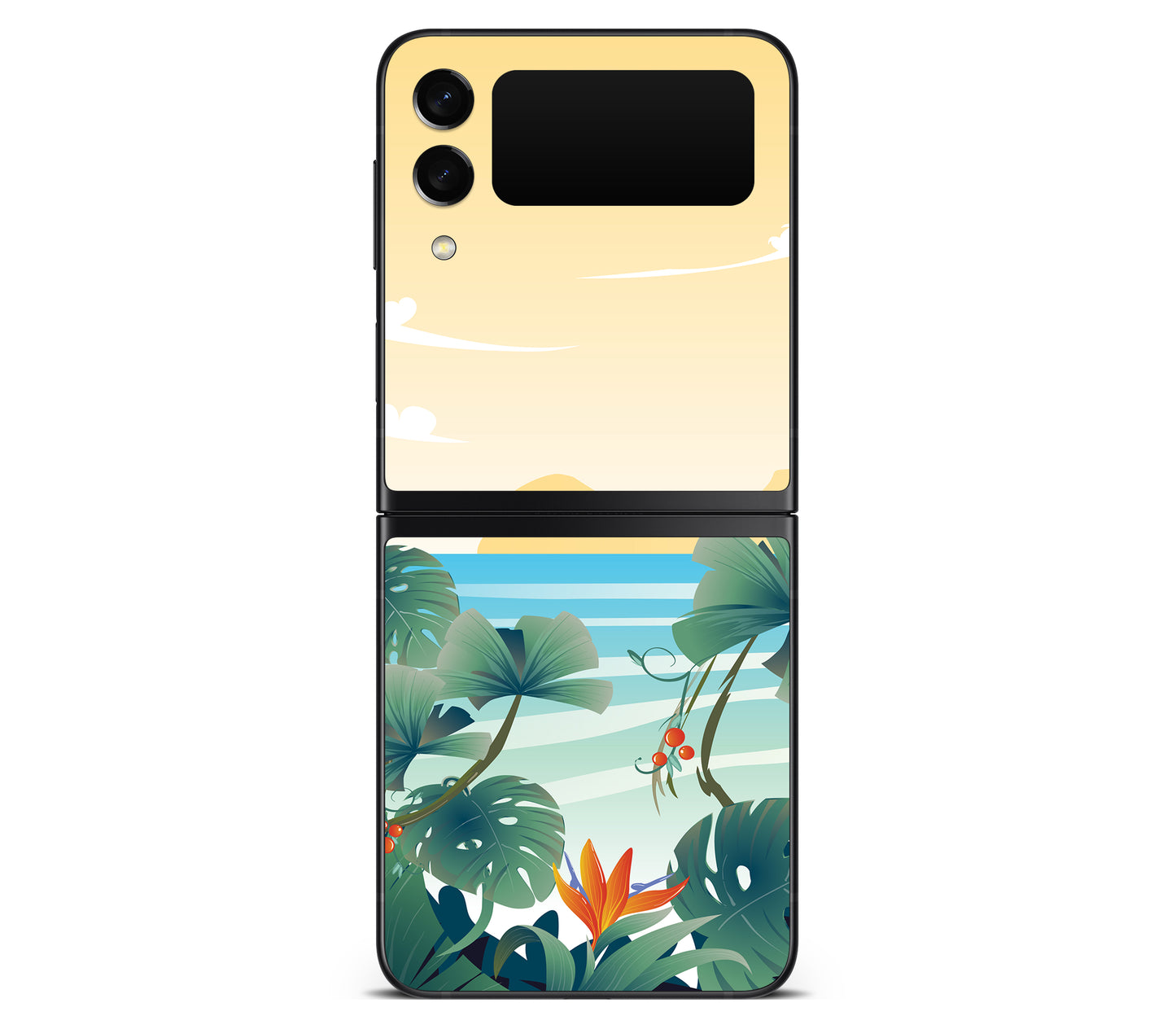 Galaxy Z Flip 3 skin, Sizzle Bay, back skin