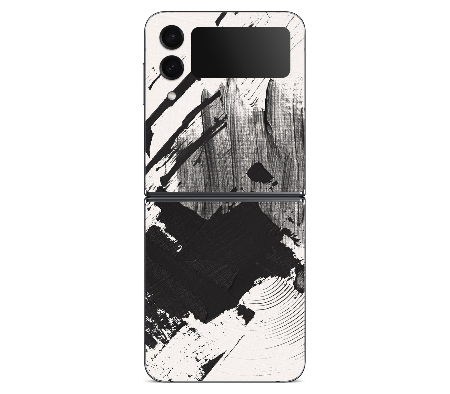 Galaxy Z Flip 4 skin, Black Noir, back skin