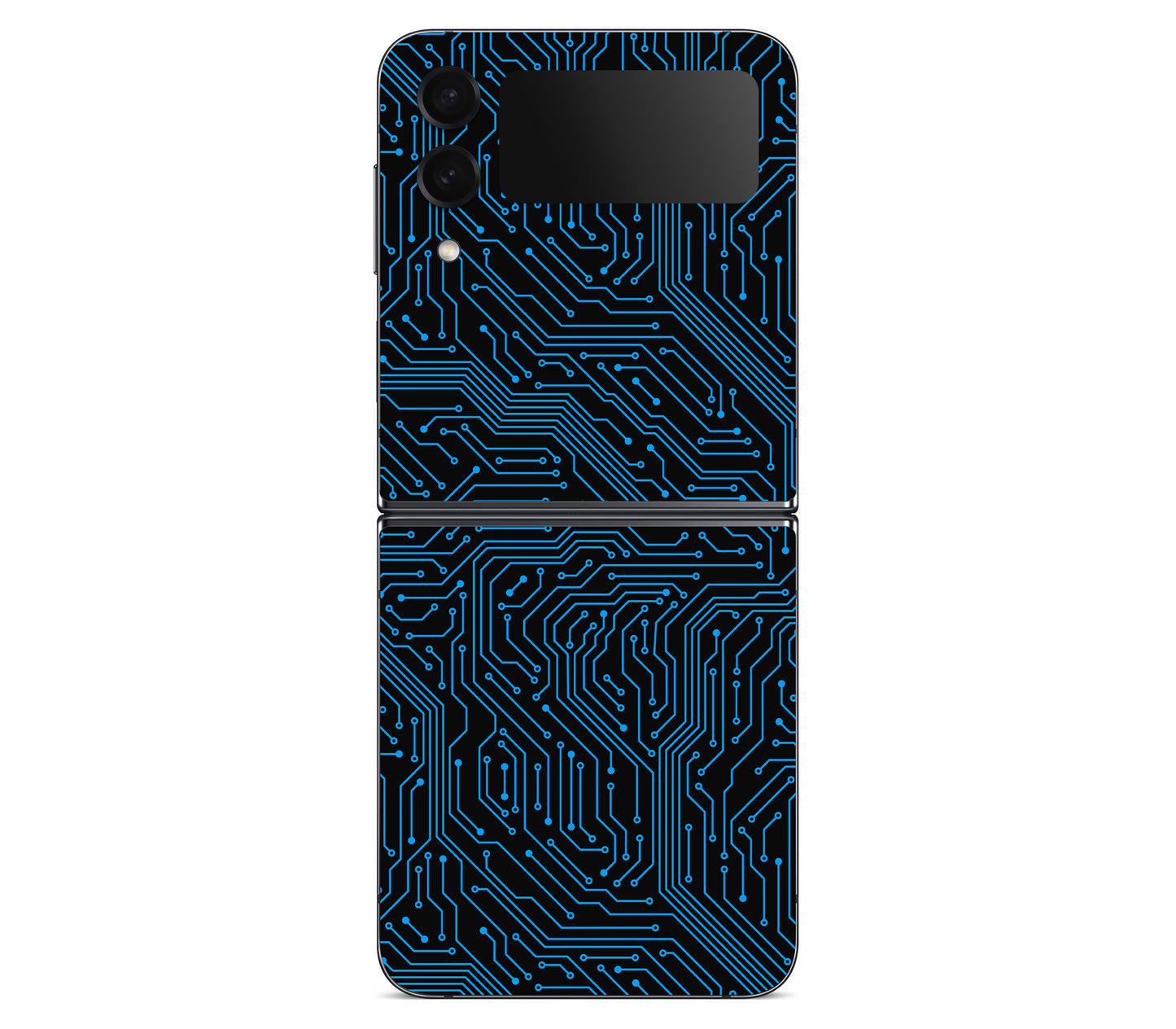 Galaxy Z Flip 4 skin, Eternal Blue, back skin