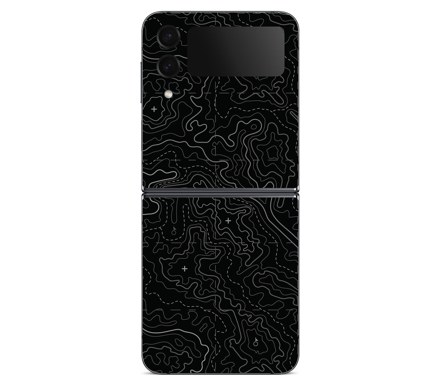 Galaxy Z Flip 4 skin, Lockdown (Blackout), back skin