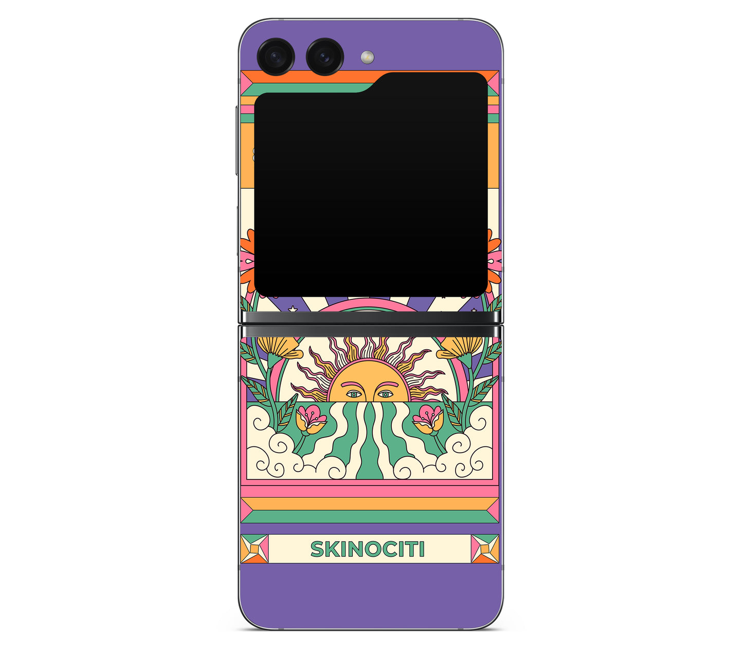Galaxy Z Flip 5 skin, Acidic Glare, back skin