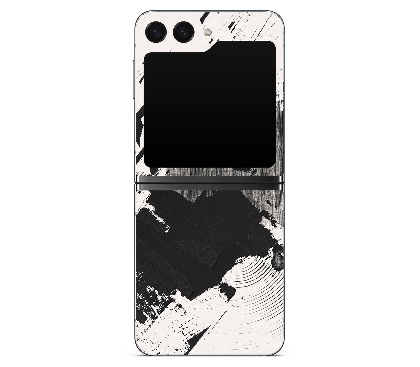 Galaxy Z Flip 5 skin, Black Noir, back skin