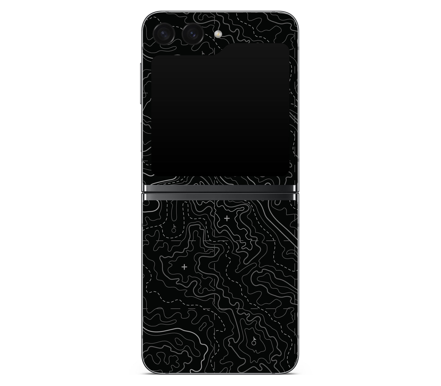 Galaxy Z Flip 5 skin, Lockdown (Blackout), back skin