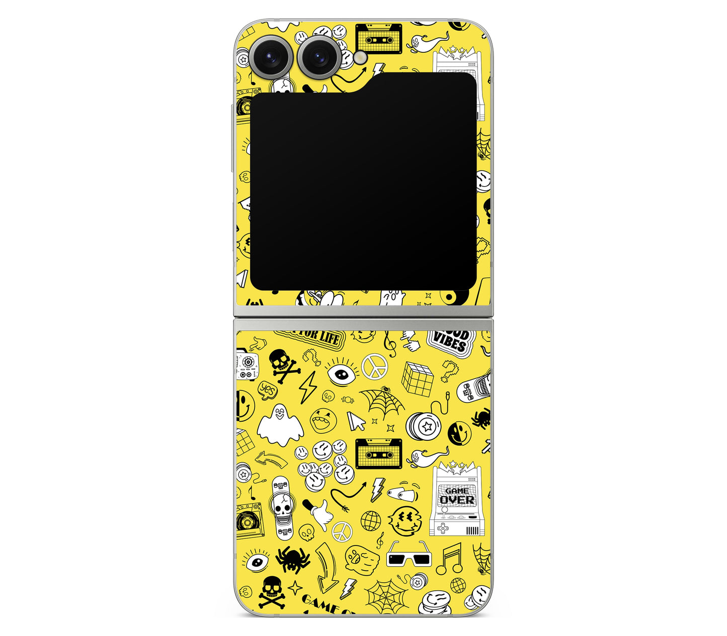 Galaxy Z Flip 7 FE skin, 90’s Nostalgia, back skin