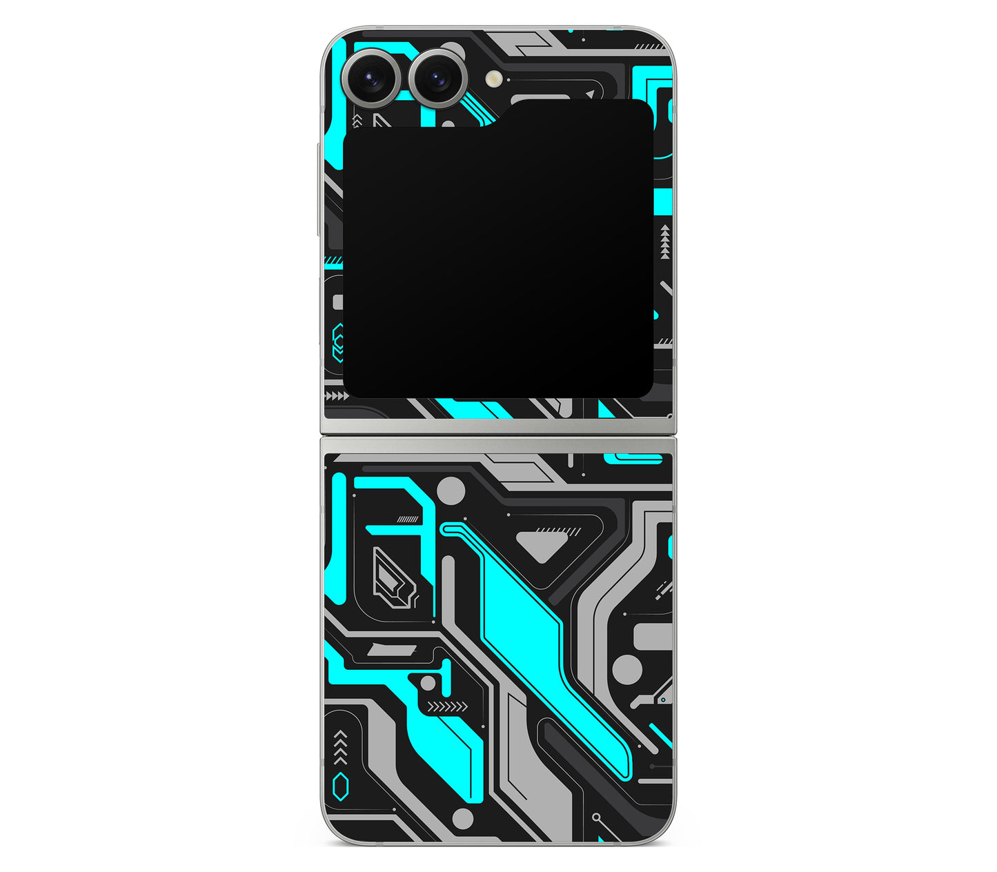 Galaxy Z Flip 7 FE skin, Code Rot (Glitch), back skin