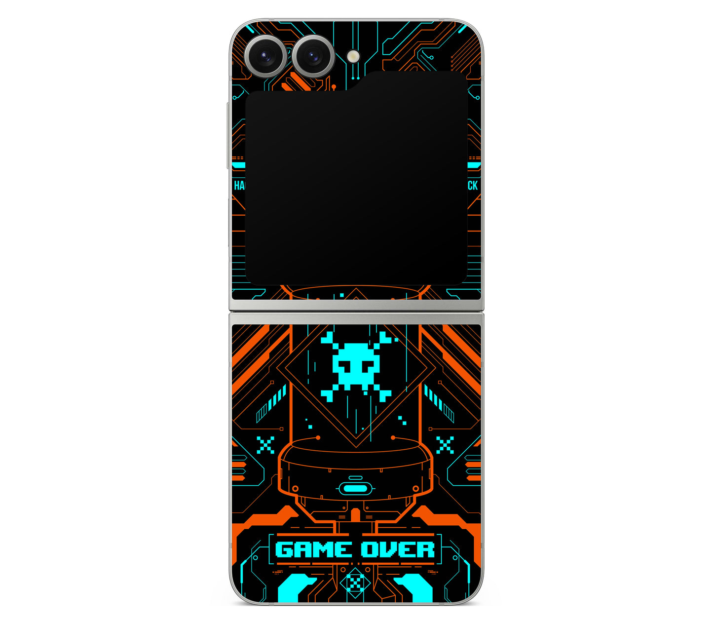 Galaxy Z Flip 7 FE skin, Fatal Error, back skin