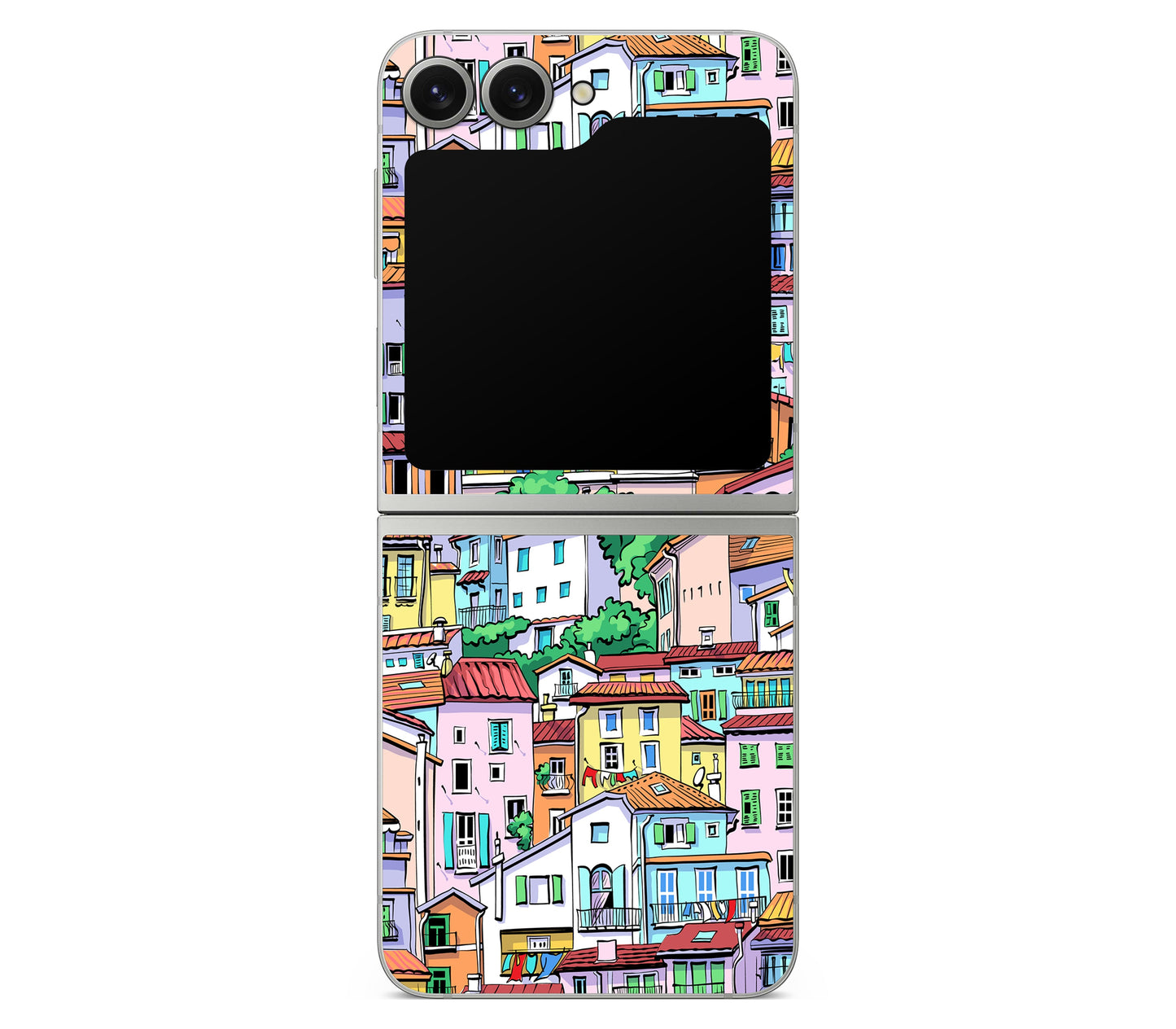 Galaxy Z Flip 7 FE skin, Menton Mosaic, back skin