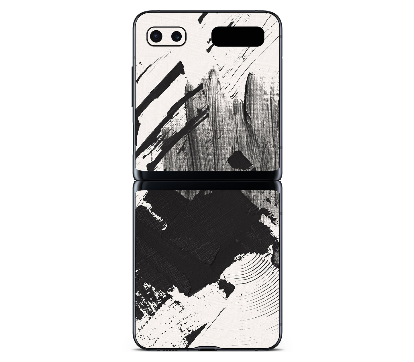 Galaxy Z Flip skin, Black Noir, back skin