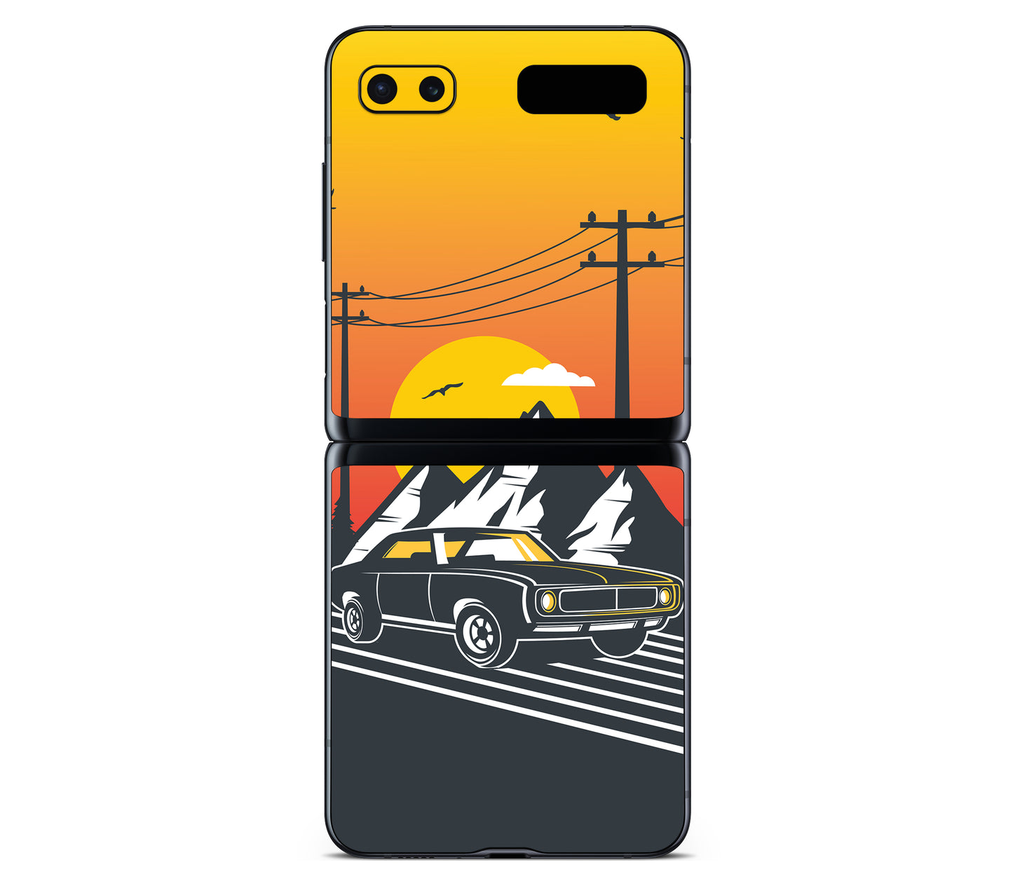 Galaxy Z Flip skin, Last Ride, back skin