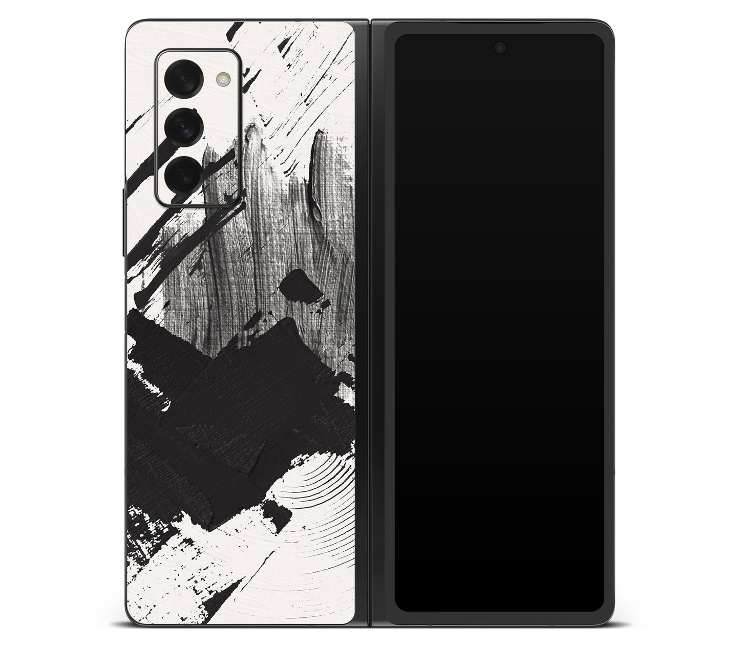 Galaxy Z Fold 2 skin, Black Noir, back skin
