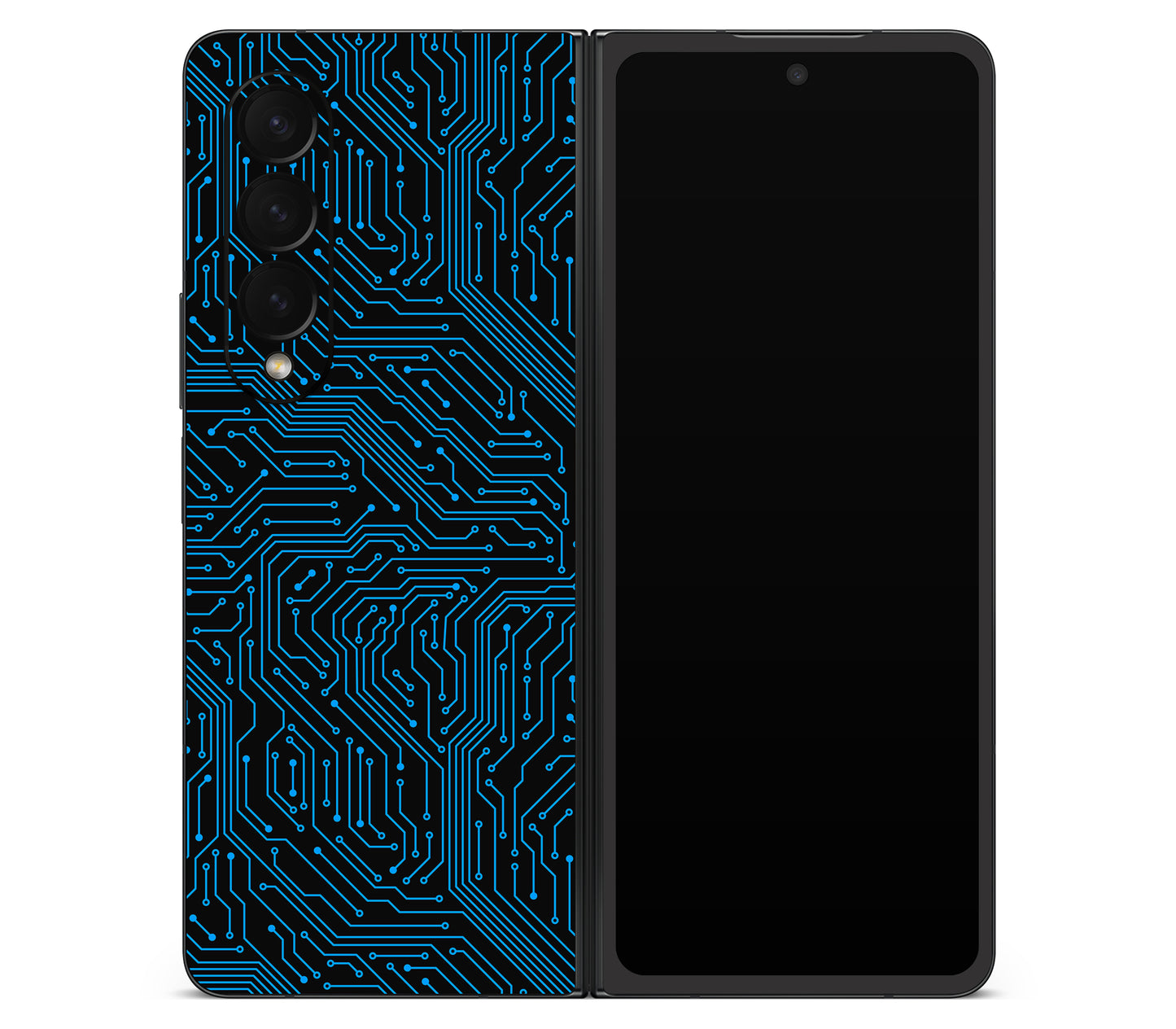 Galaxy Z Fold 4 skin, Eternal Blue, back skin