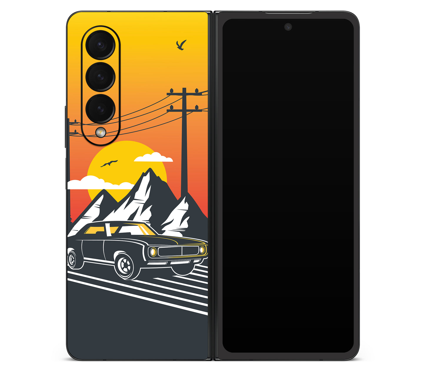 Galaxy Z Fold 4 skin, Last Ride, back skin