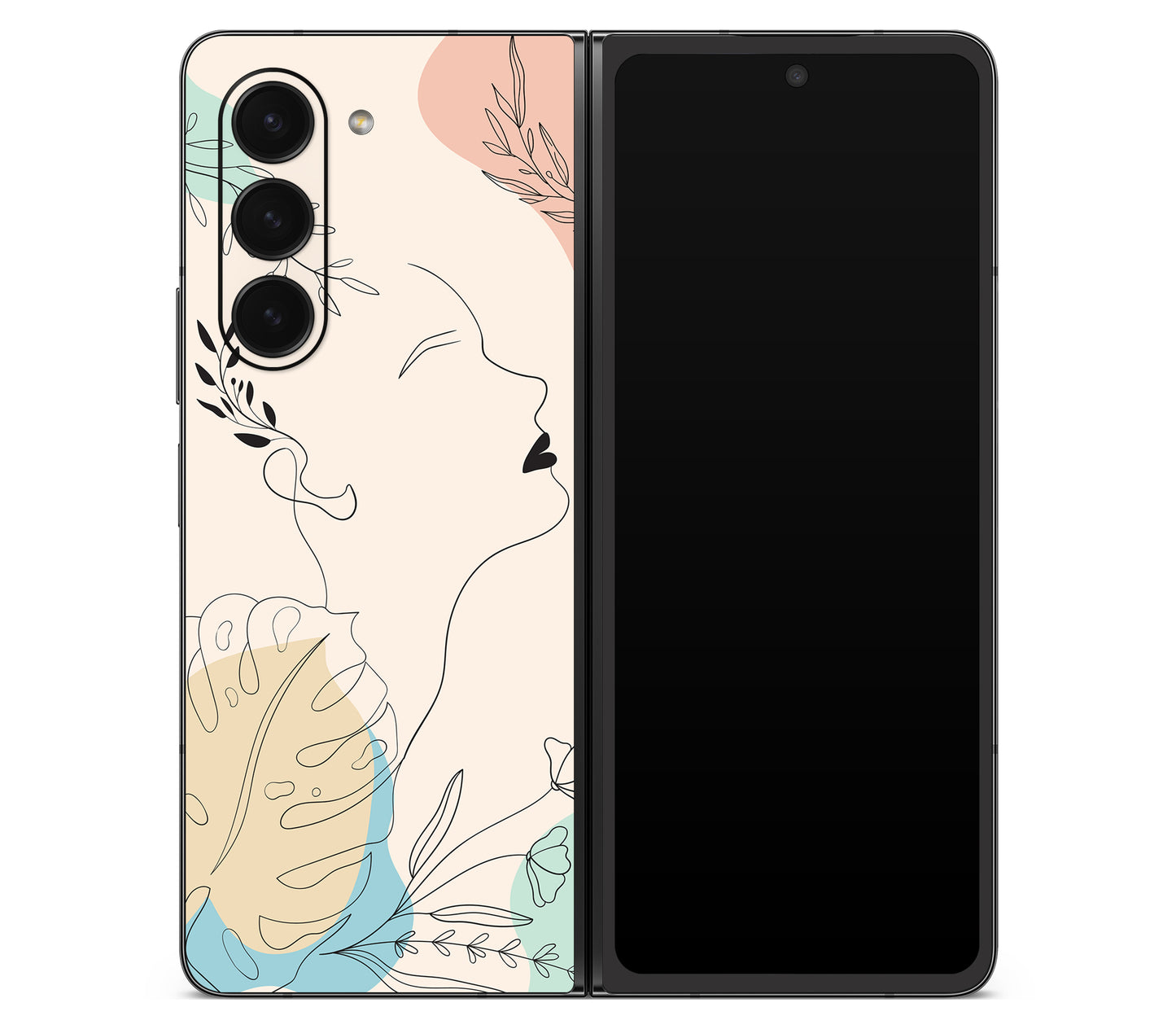 Galaxy Z Fold 5 skin, Bliss, back skin