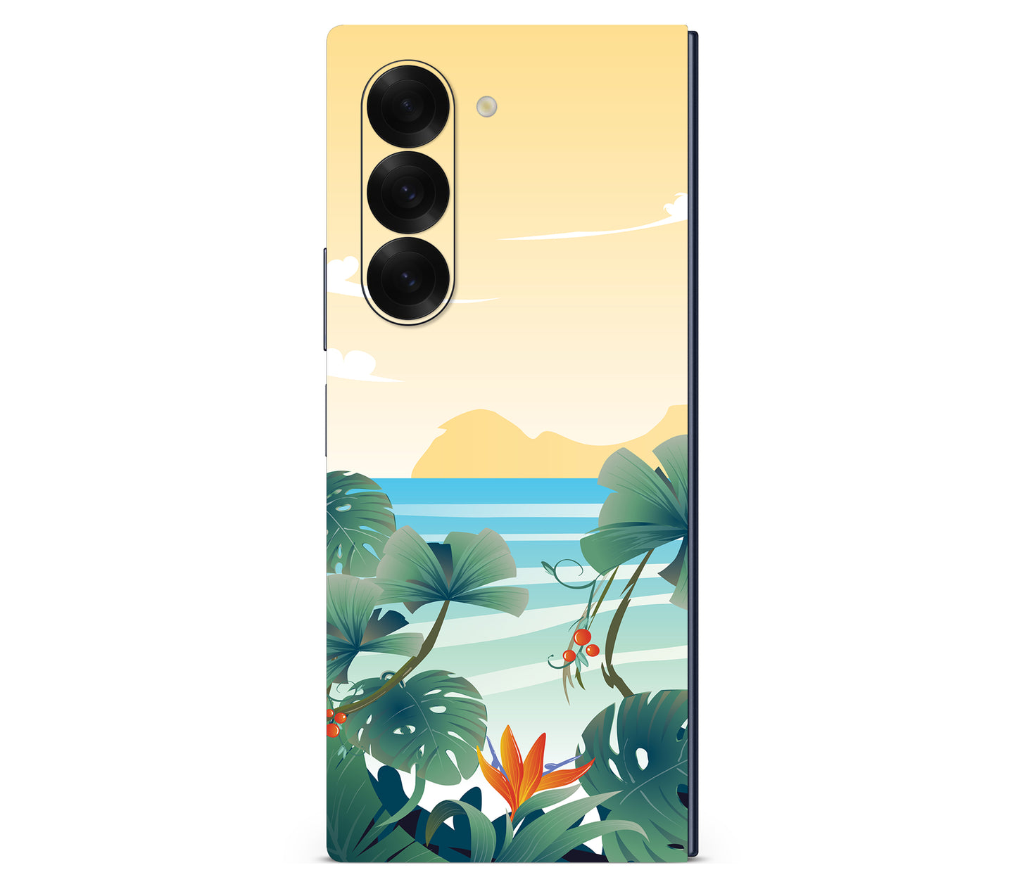 Galaxy Z Fold 6 skin, Sizzle Bay, back skin