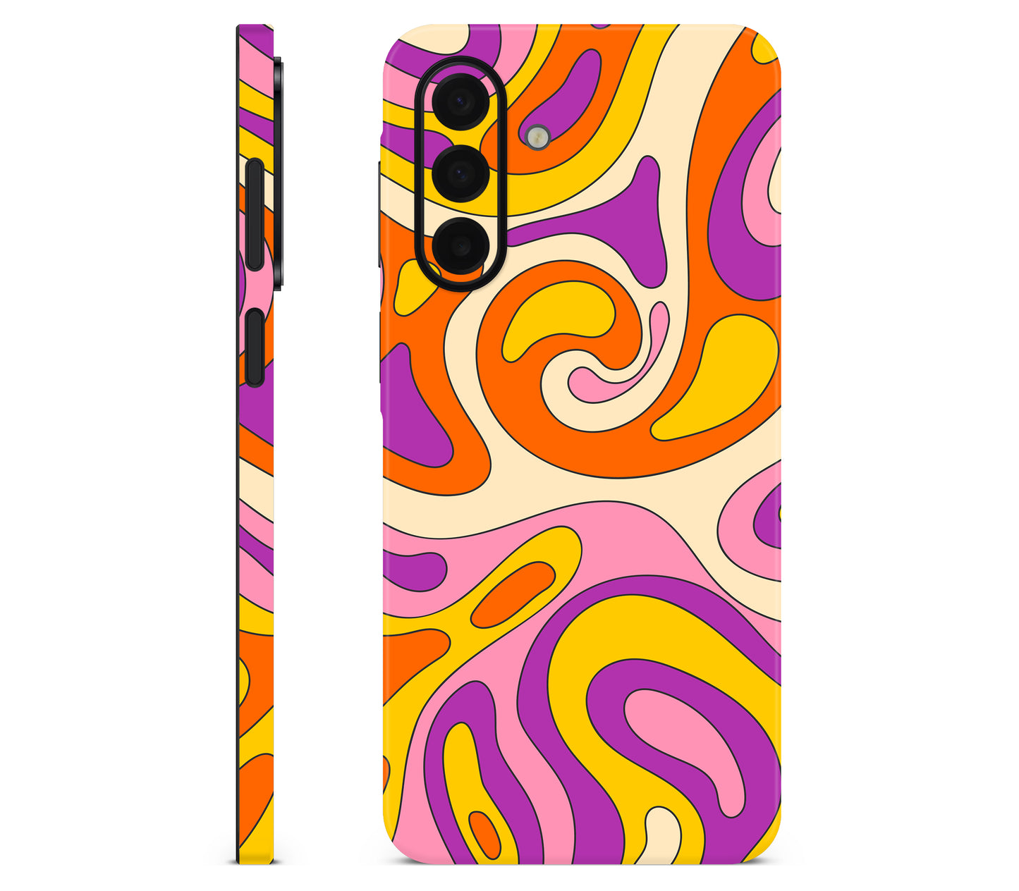 Galaxy A17 skin, Psycho Vortex, view 2
