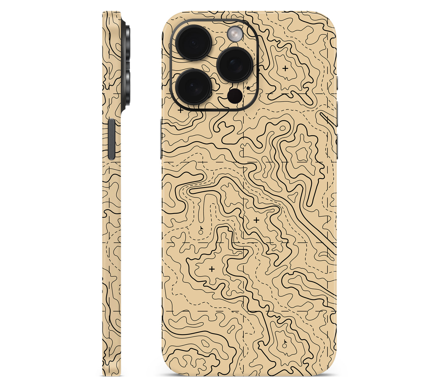 iPhone 15 Pro skin, Lockdown (Sandline), full wrap without logo cutout